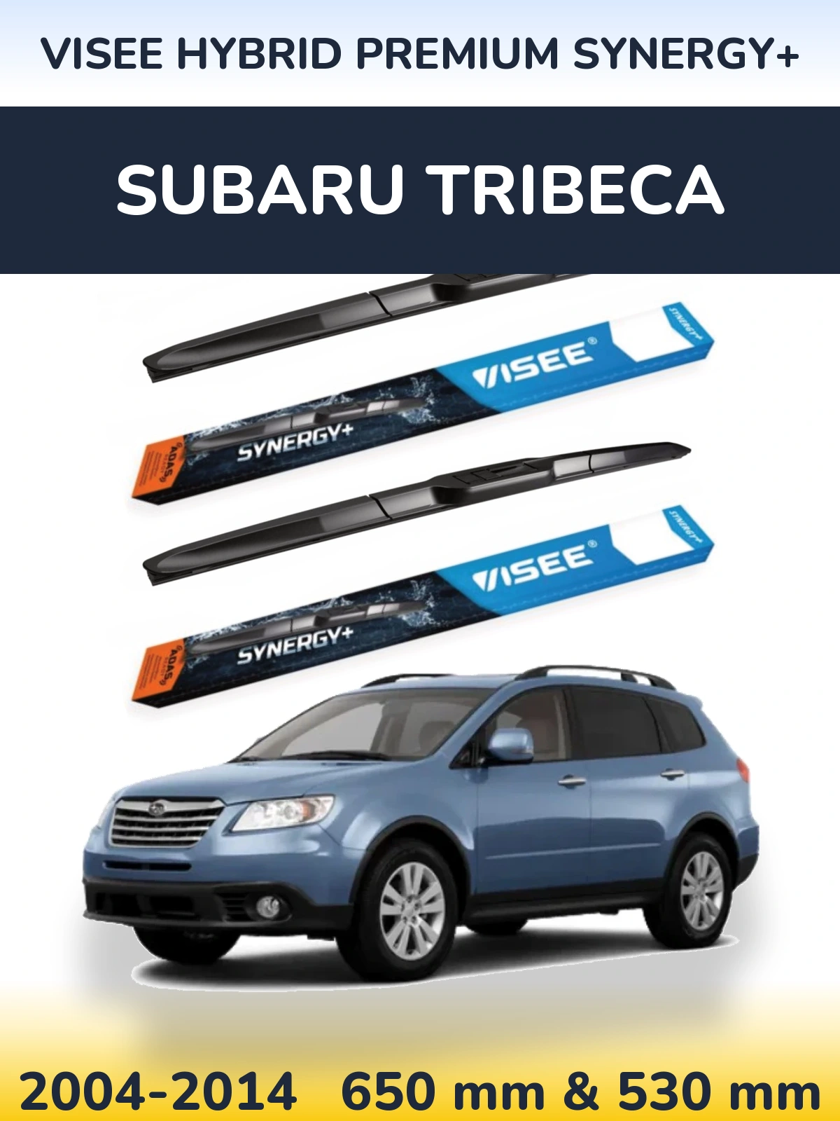 Ștergătoare VISEE HYBRID PREMIUM SYNERGY+ pentru Subaru Tribeca