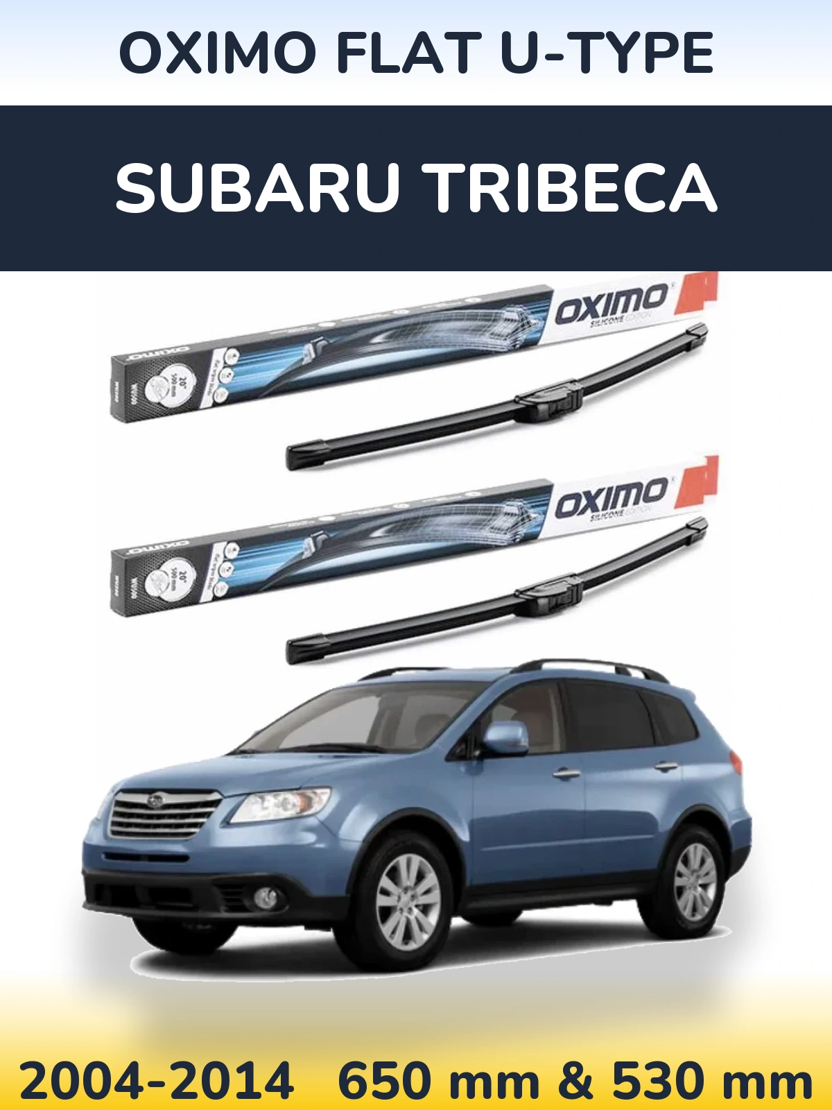 Ștergătoare Oximo Flat U-type pentru Subaru Tribeca