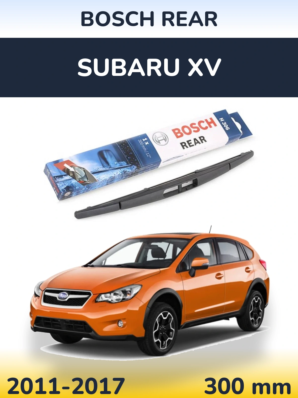 Ștergătoare BOSCH Rear pentru Subaru XV