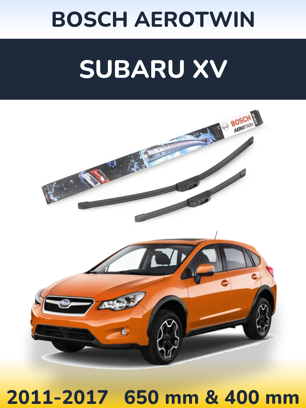 Ștergătoare BOSCH AeroTwin pentru Subaru XV