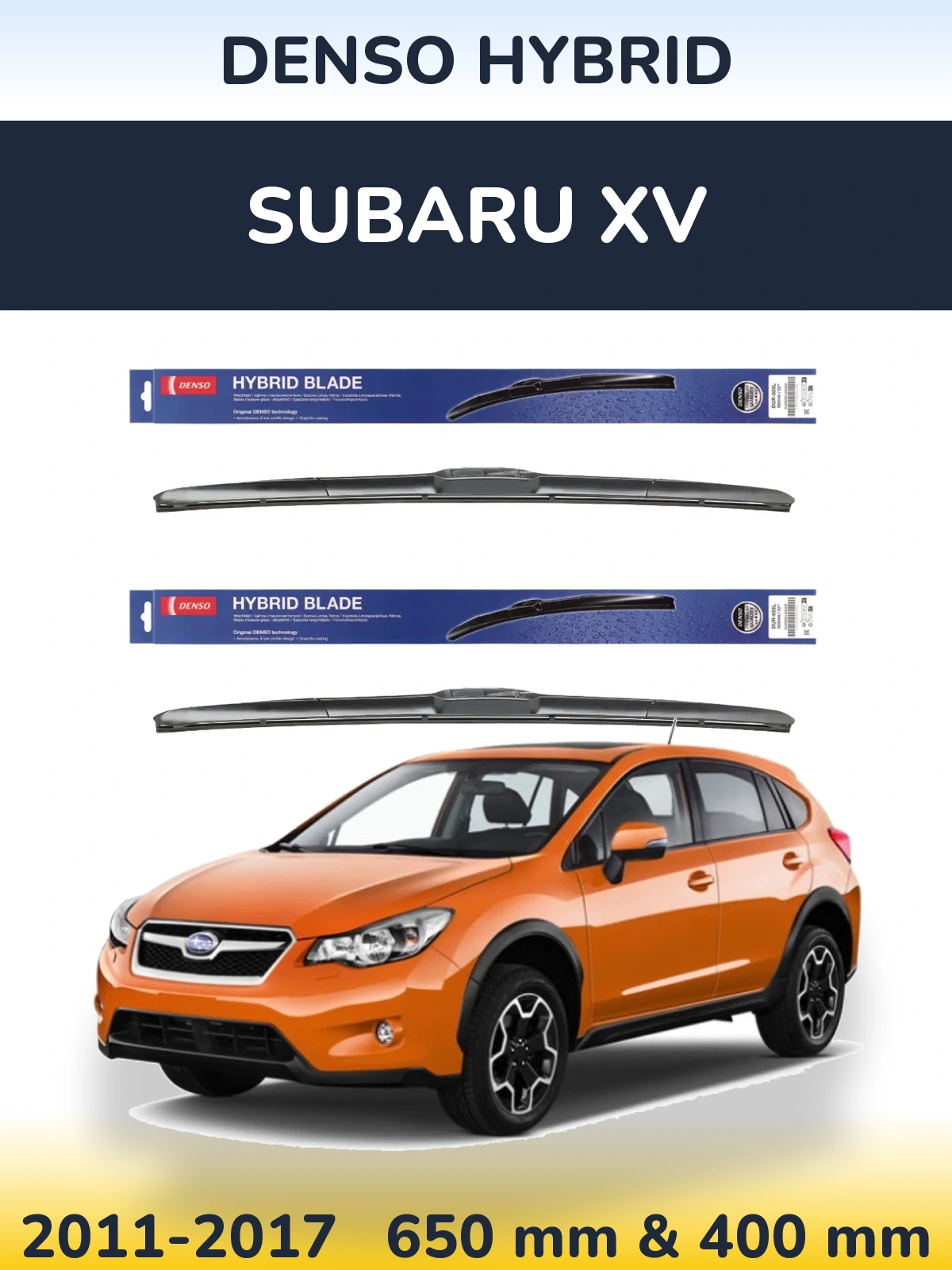 Ștergătoare Denso Hybrid pentru Subaru XV