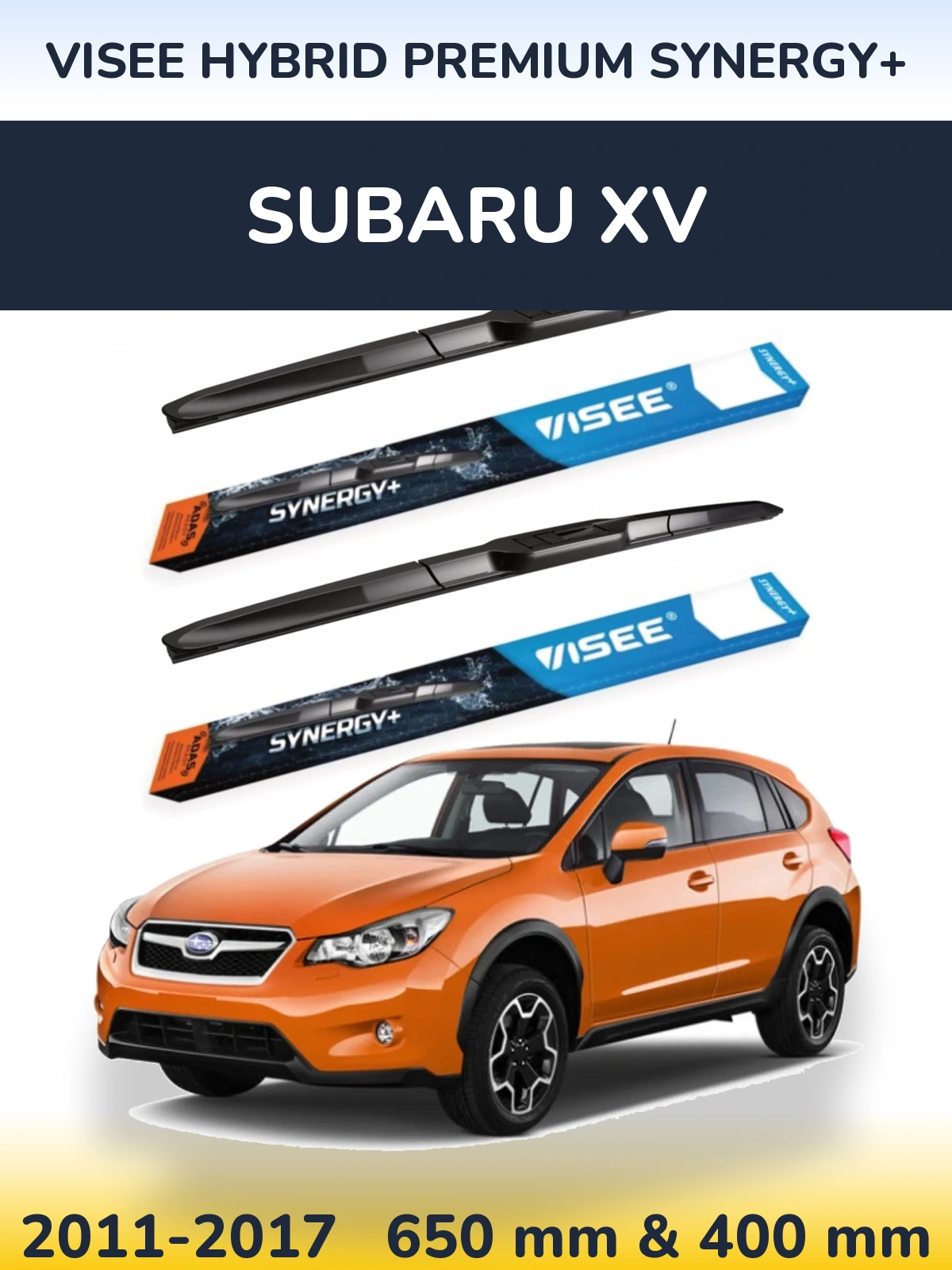 Ștergătoare VISEE HYBRID PREMIUM SYNERGY+ pentru Subaru XV