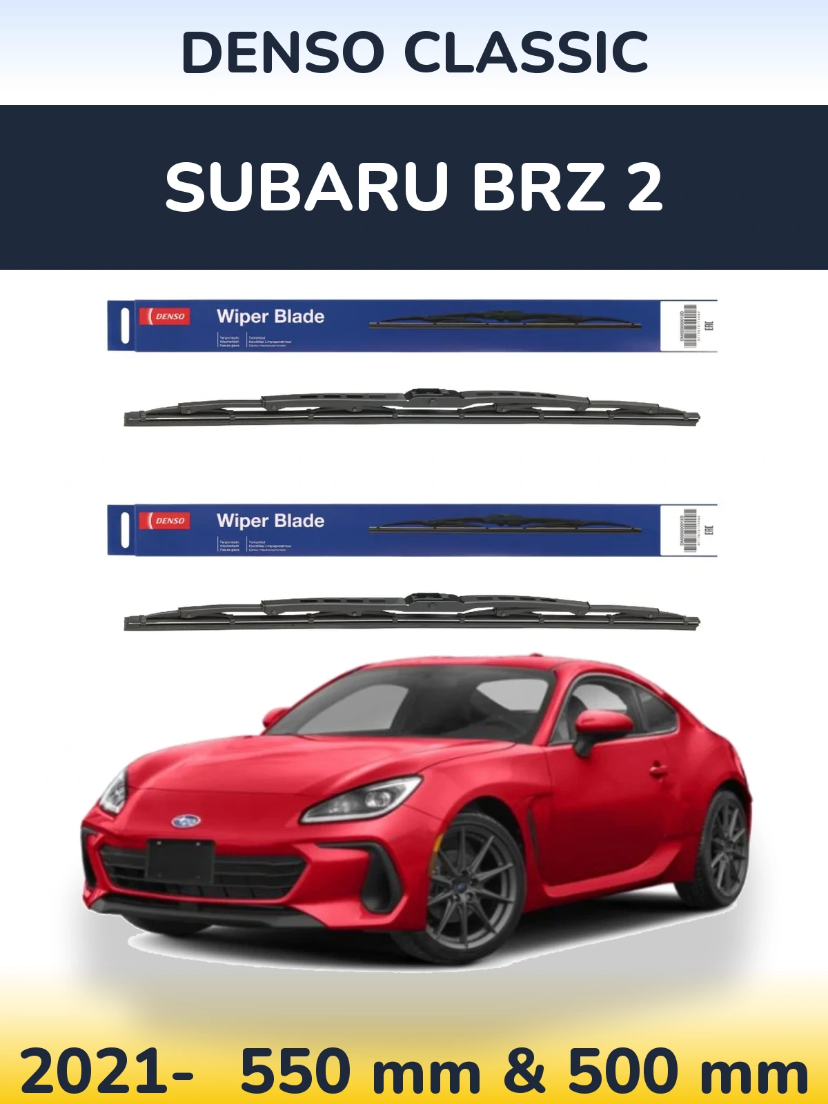 Ștergătoare Denso Classic pentru Subaru BRZ 2