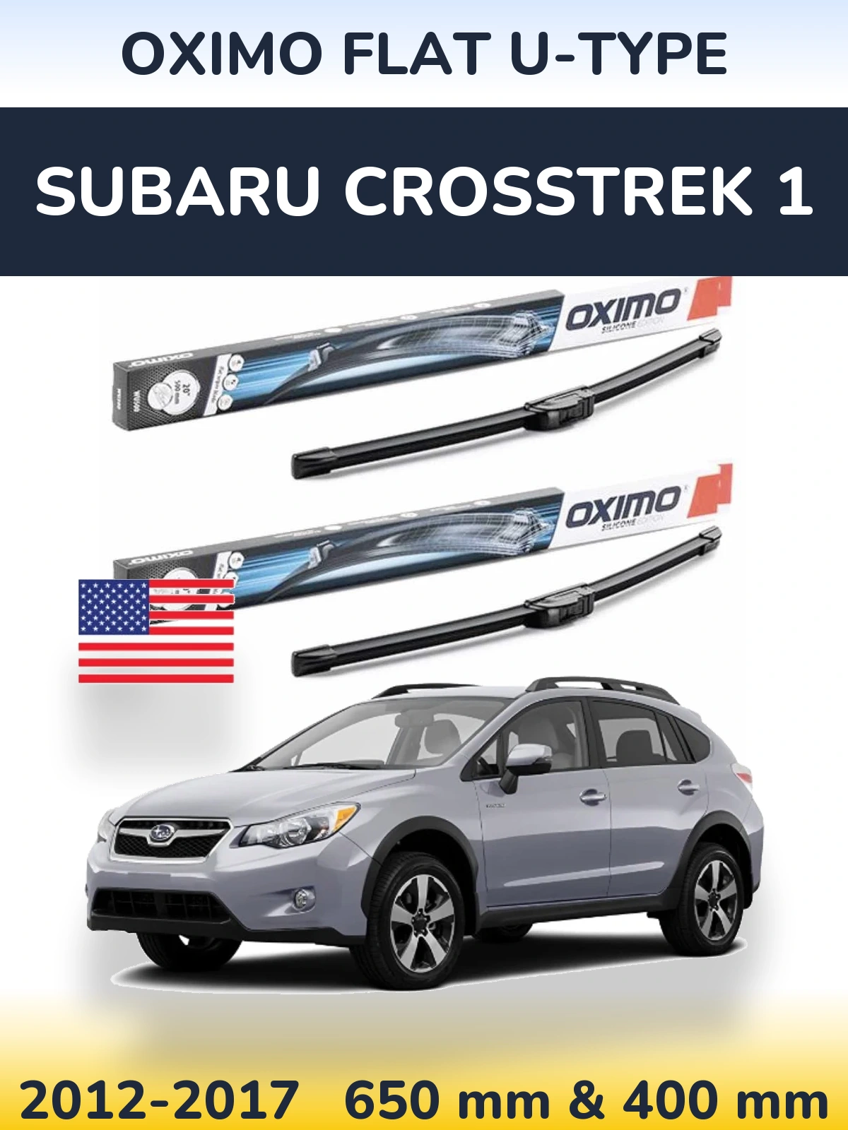 Ștergătoare Oximo Flat U-type pentru Subaru Crosstrek 1