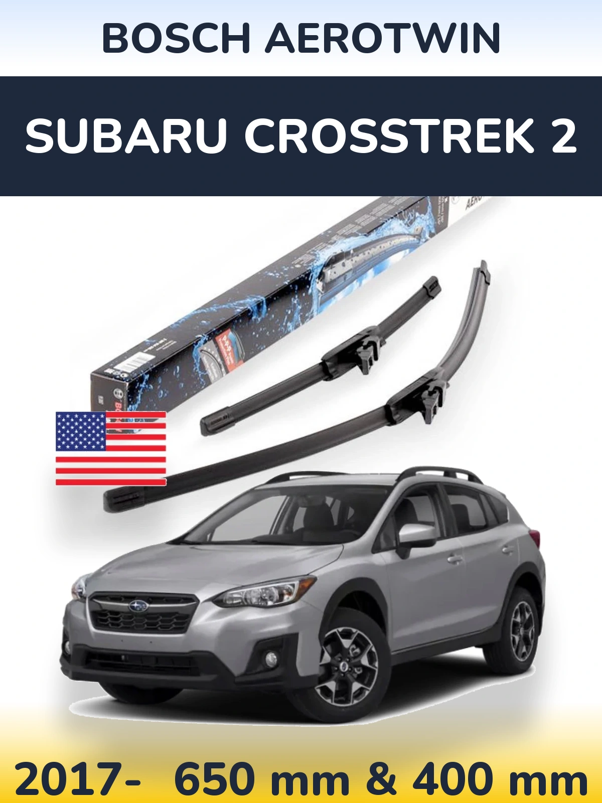 Ștergătoare BOSCH AeroTwin pentru Subaru Crosstrek 2