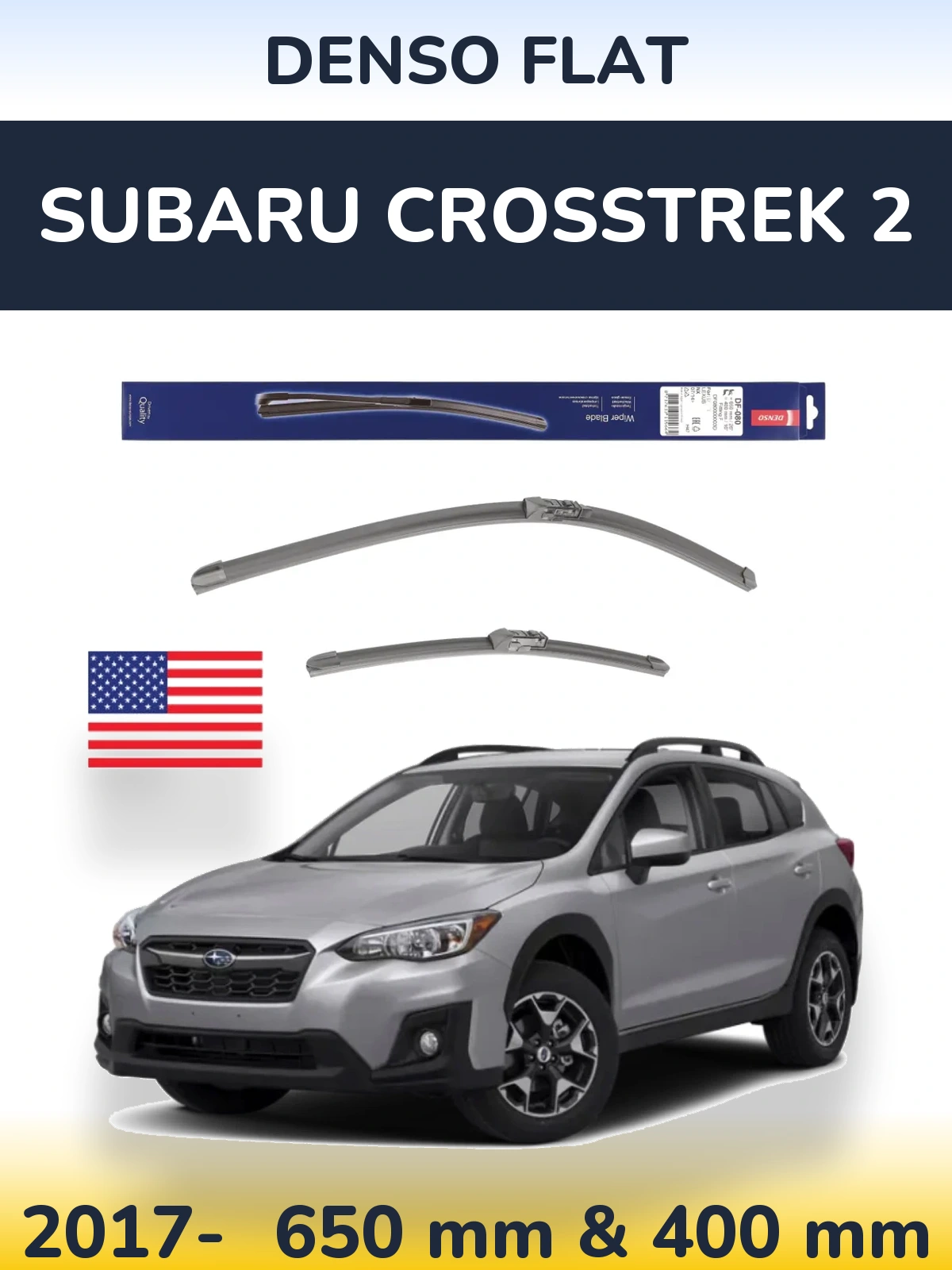 Ștergătoare Denso Flat pentru Subaru Crosstrek 2