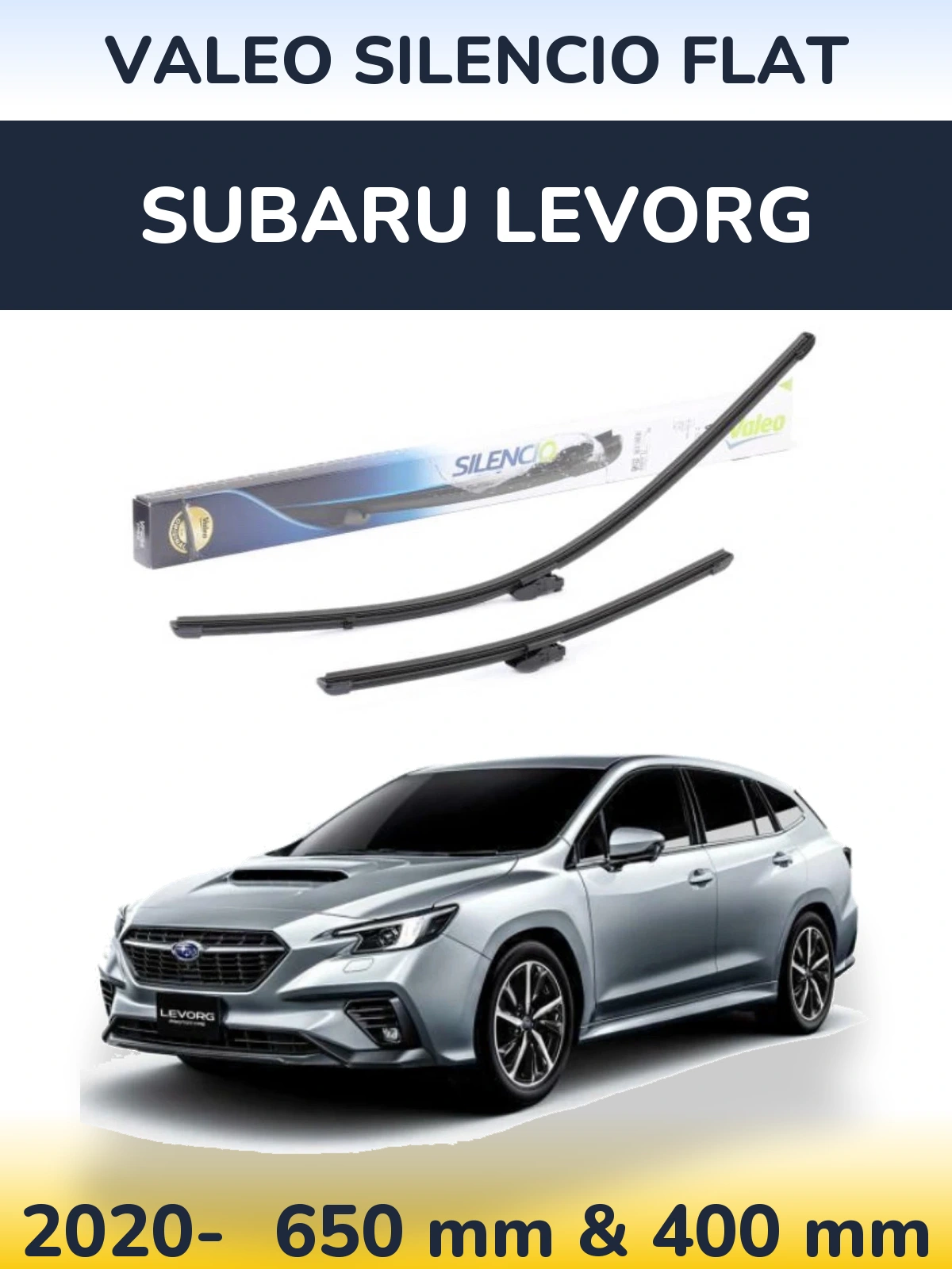 Ștergătoare Valeo Silencio Flat pentru Subaru Levorg