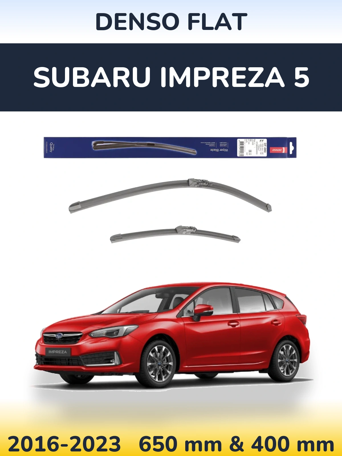 Ștergătoare Denso Flat pentru Subaru Impreza 5