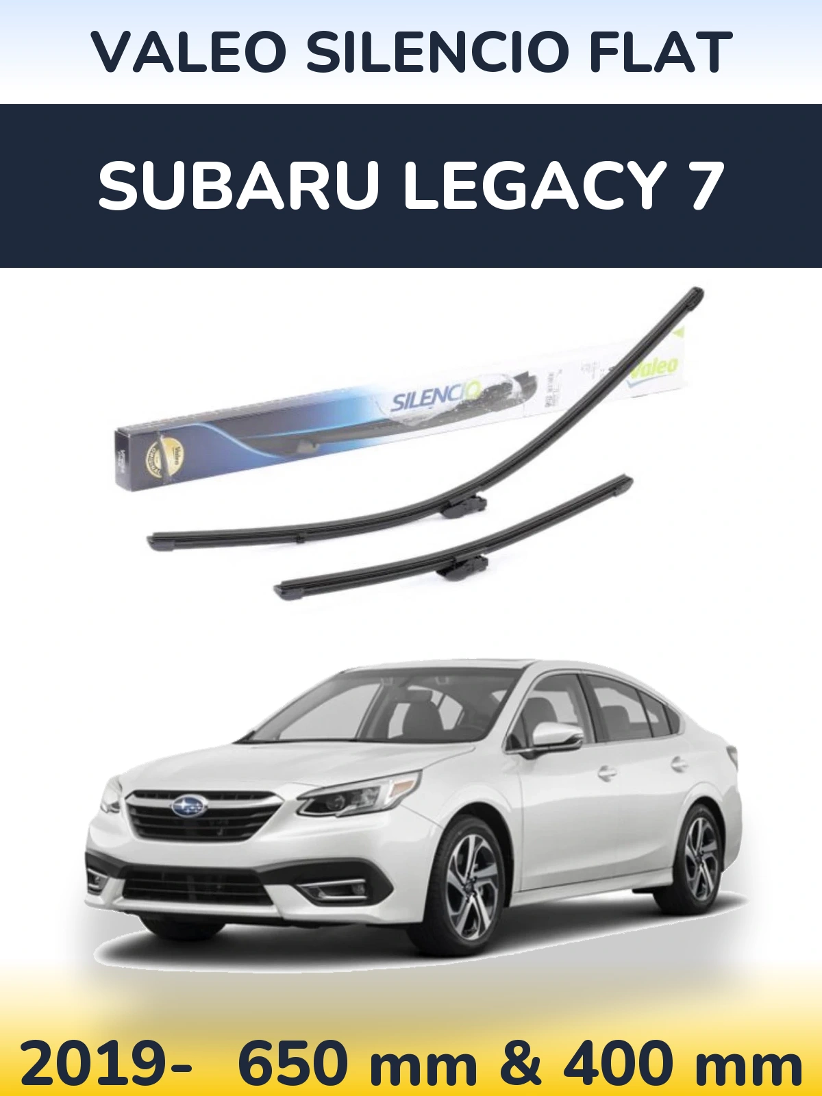 Ștergătoare Valeo Silencio Flat pentru Subaru Legacy 7