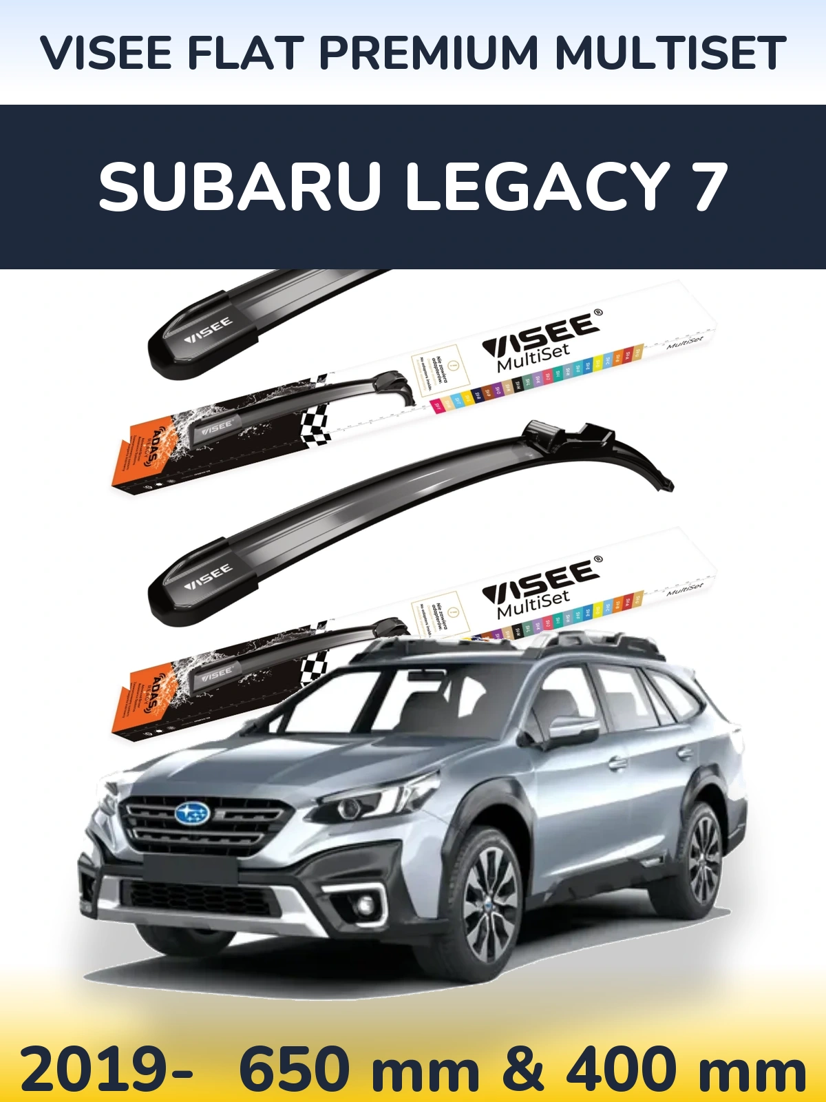 Ștergătoare VISEE FLAT PREMIUM MultiSet pentru Subaru Legacy 7