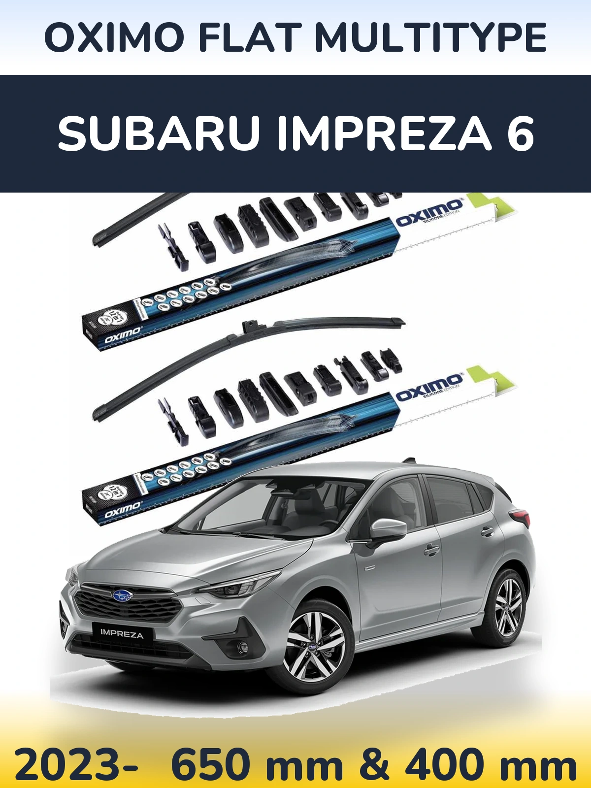 Ștergătoare Oximo Flat MultiTipe pentru Subaru Impreza 6