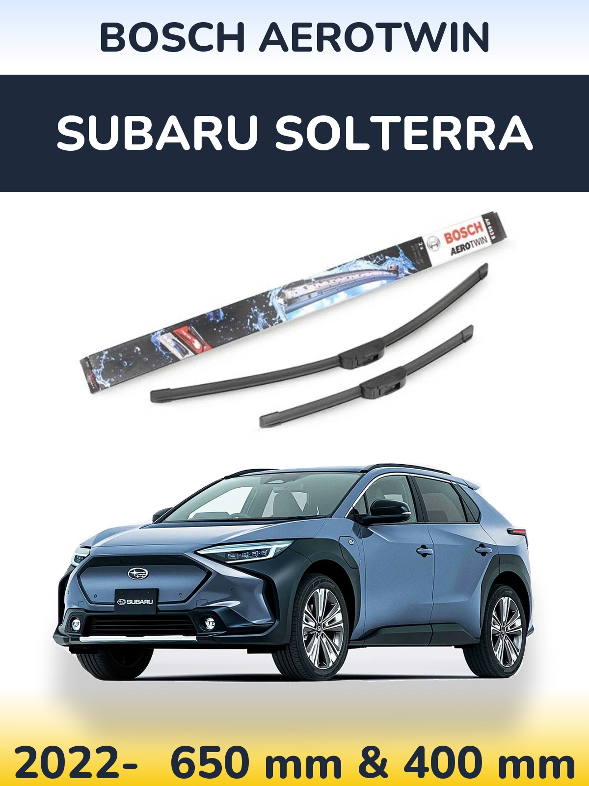 Ștergătoare BOSCH AeroTwin pentru Subaru Solterra