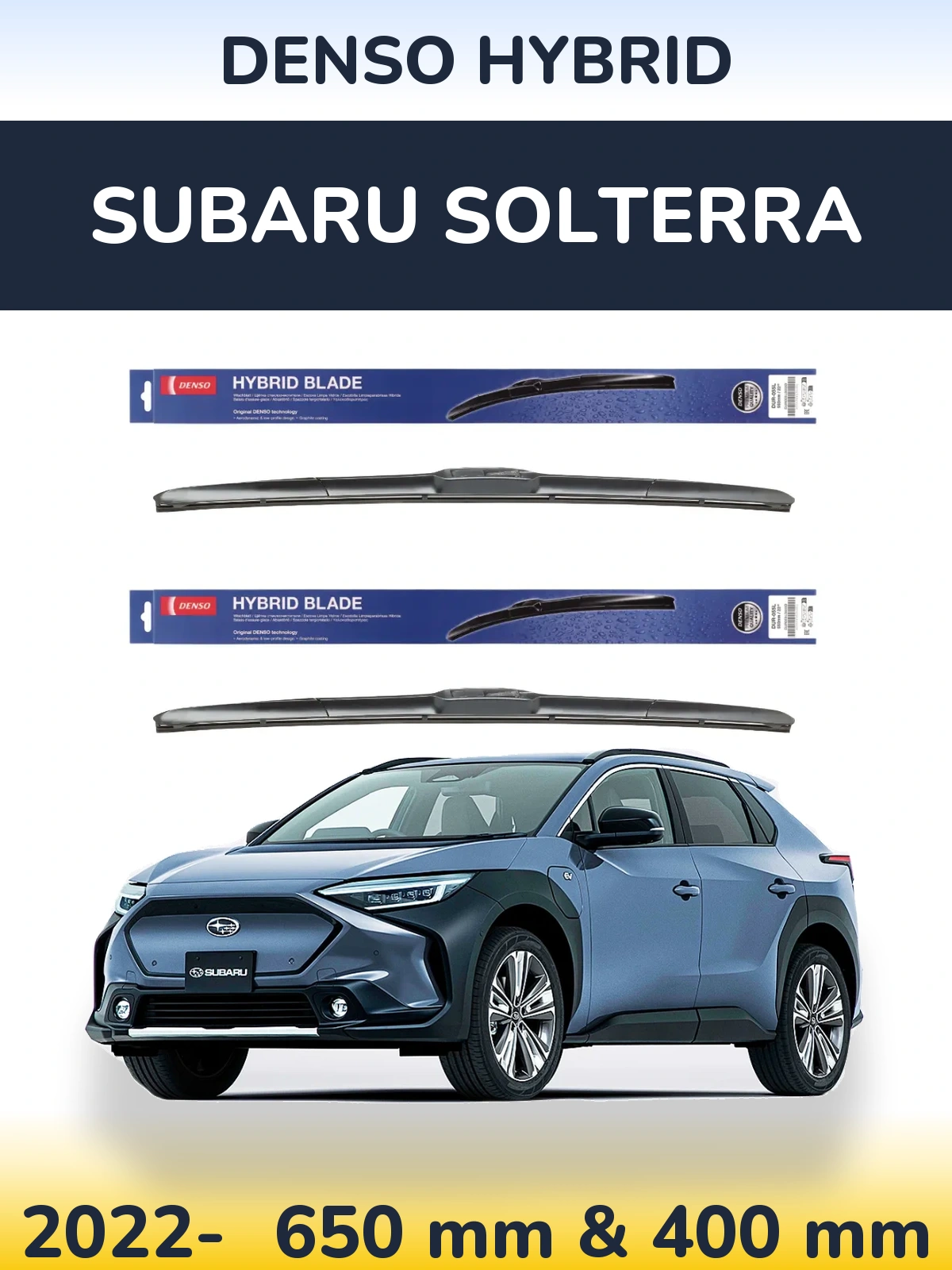 Ștergătoare Denso Hybrid pentru Subaru Solterra