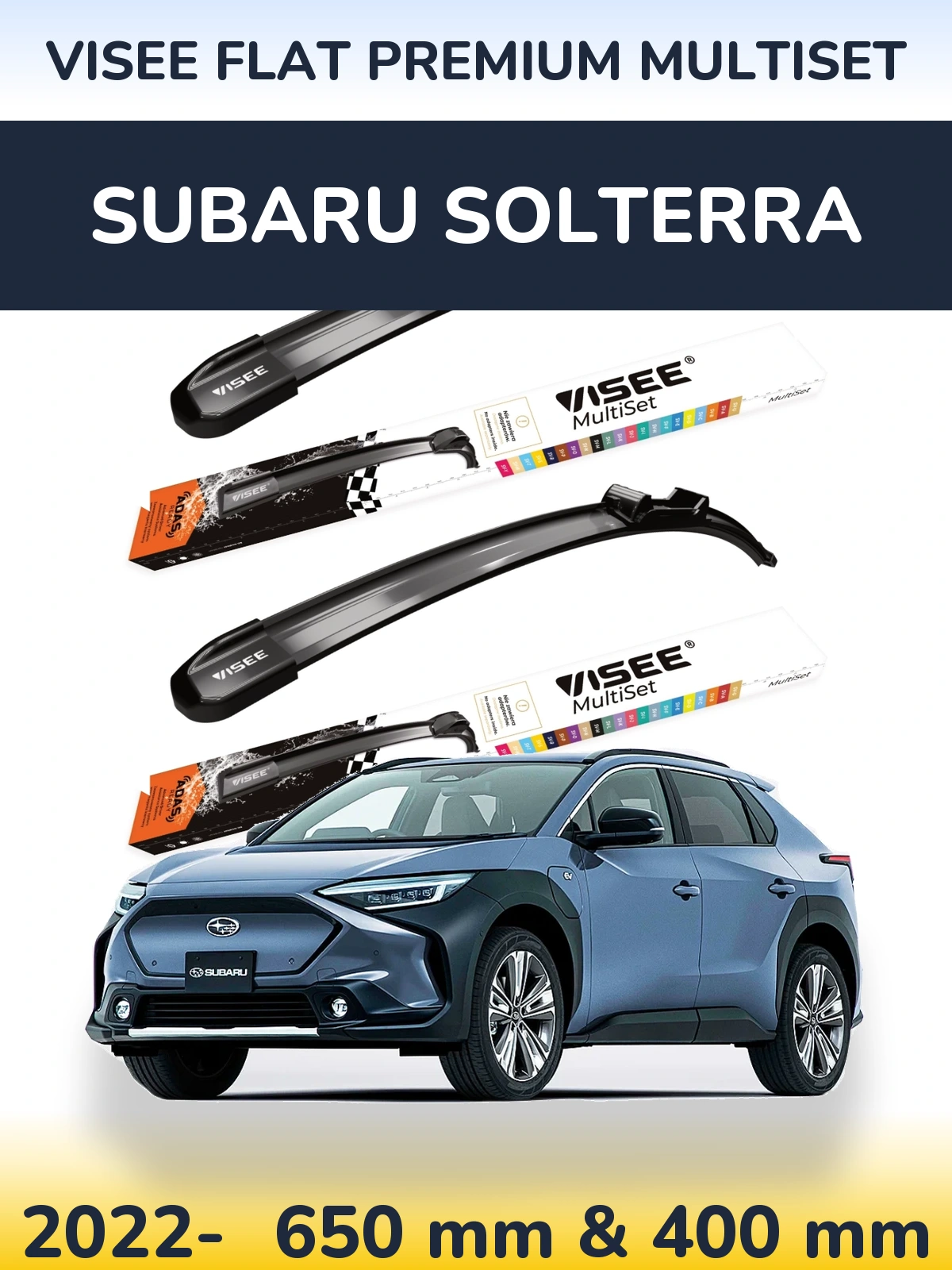 Ștergătoare VISEE FLAT PREMIUM MultiSet pentru Subaru Solterra
