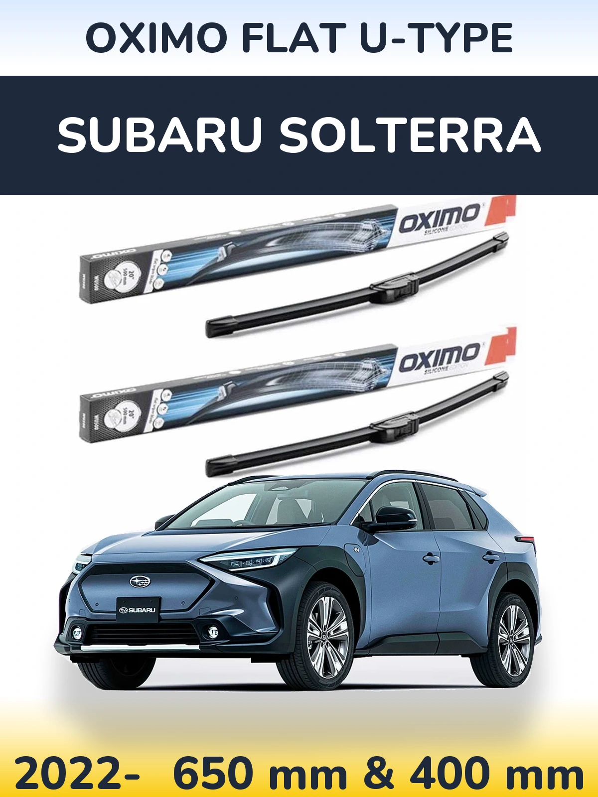 Ștergătoare Oximo Flat U-type pentru Subaru Solterra