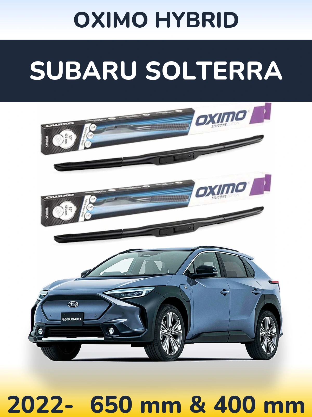 Ștergătoare Oximo Hybrid pentru Subaru Solterra