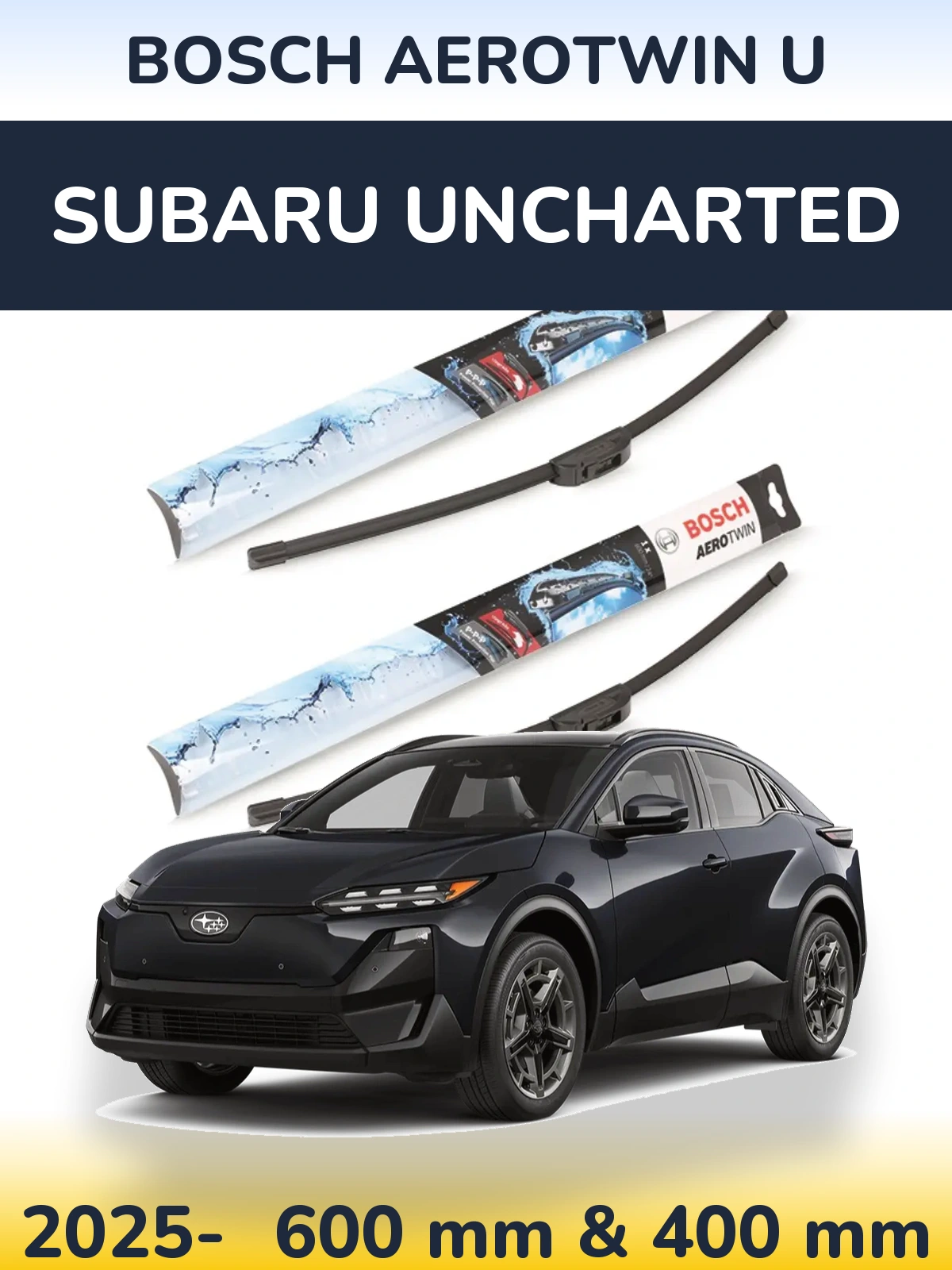 Ștergătoare BOSCH AeroTwin U pentru Subaru Uncharted