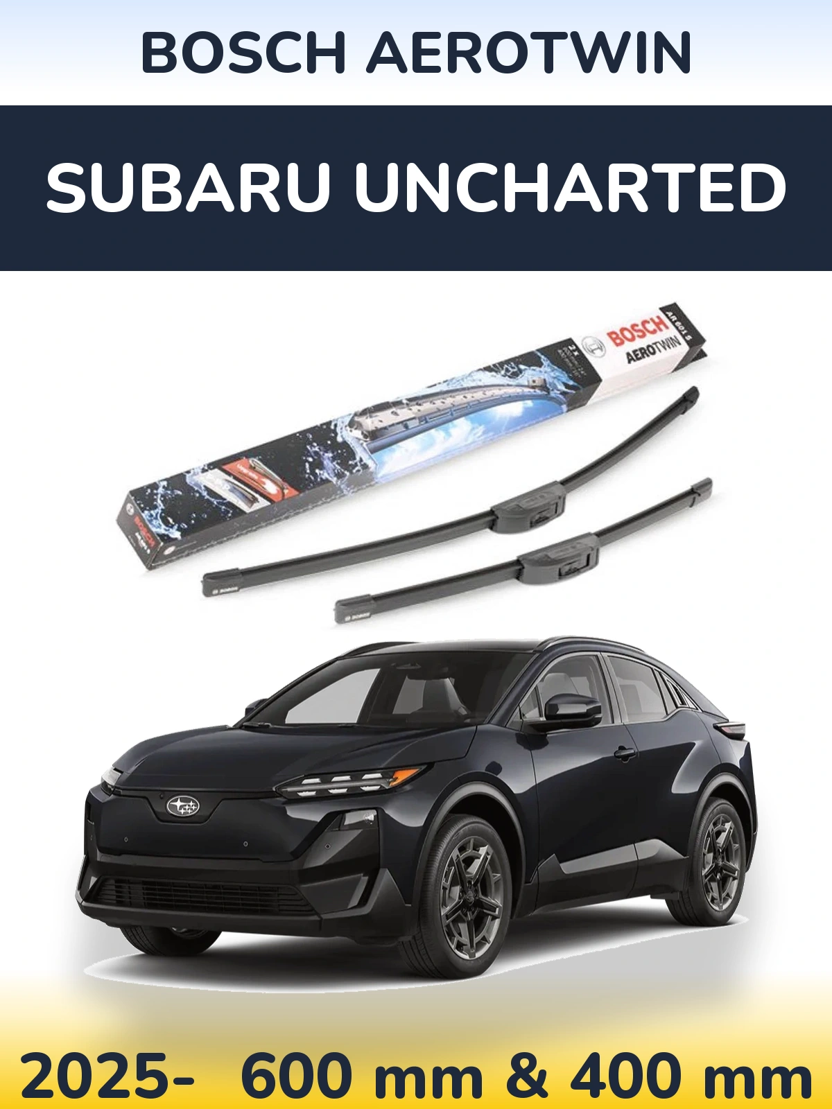 Ștergătoare BOSCH AeroTwin pentru Subaru Uncharted