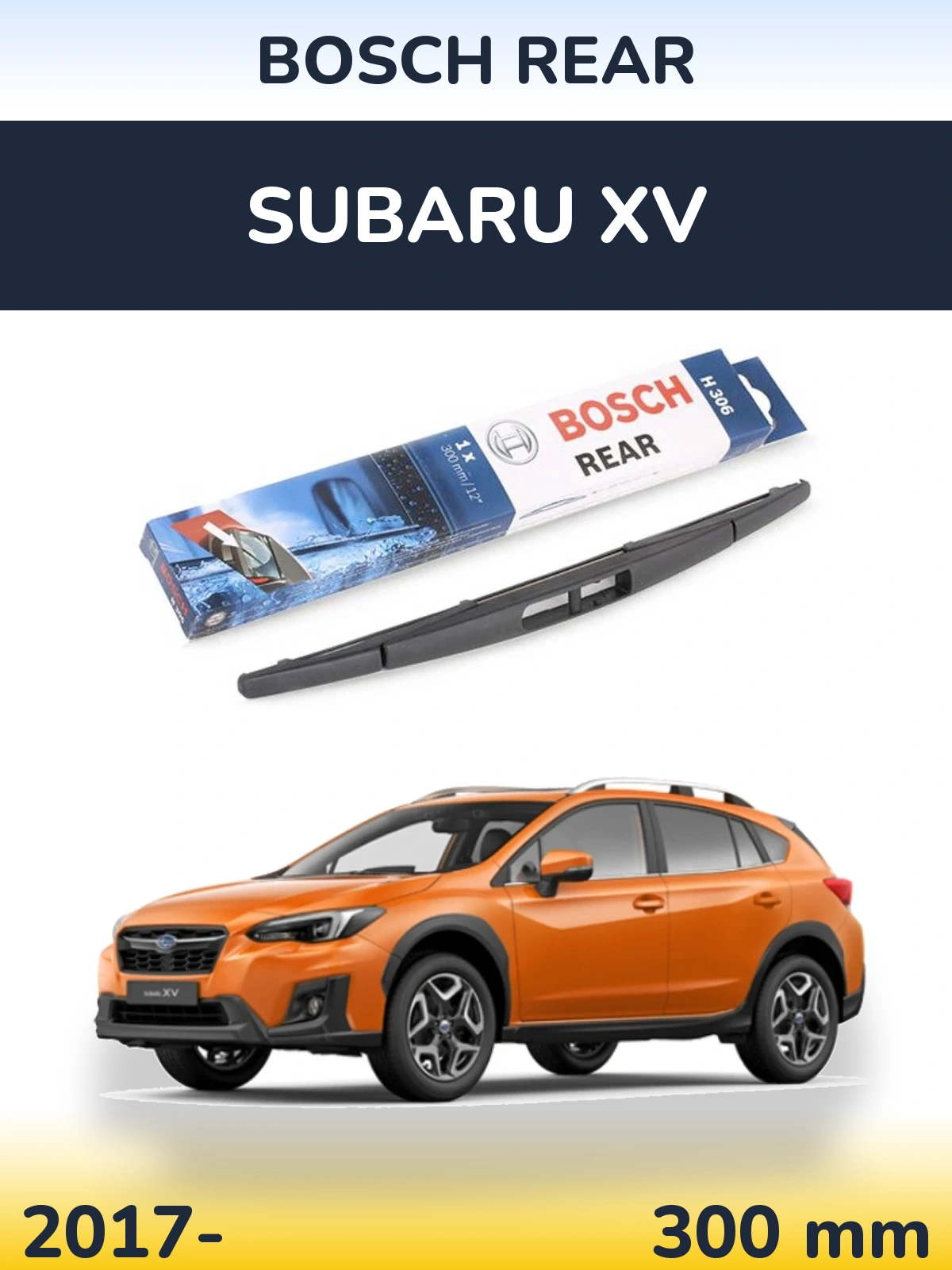 Ștergătoare BOSCH Rear pentru Subaru XV