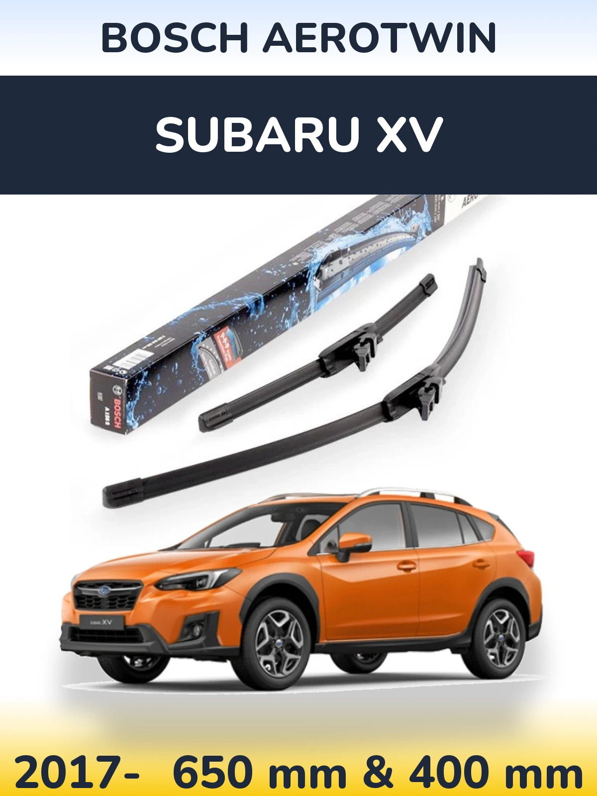 Ștergătoare BOSCH AeroTwin pentru Subaru XV