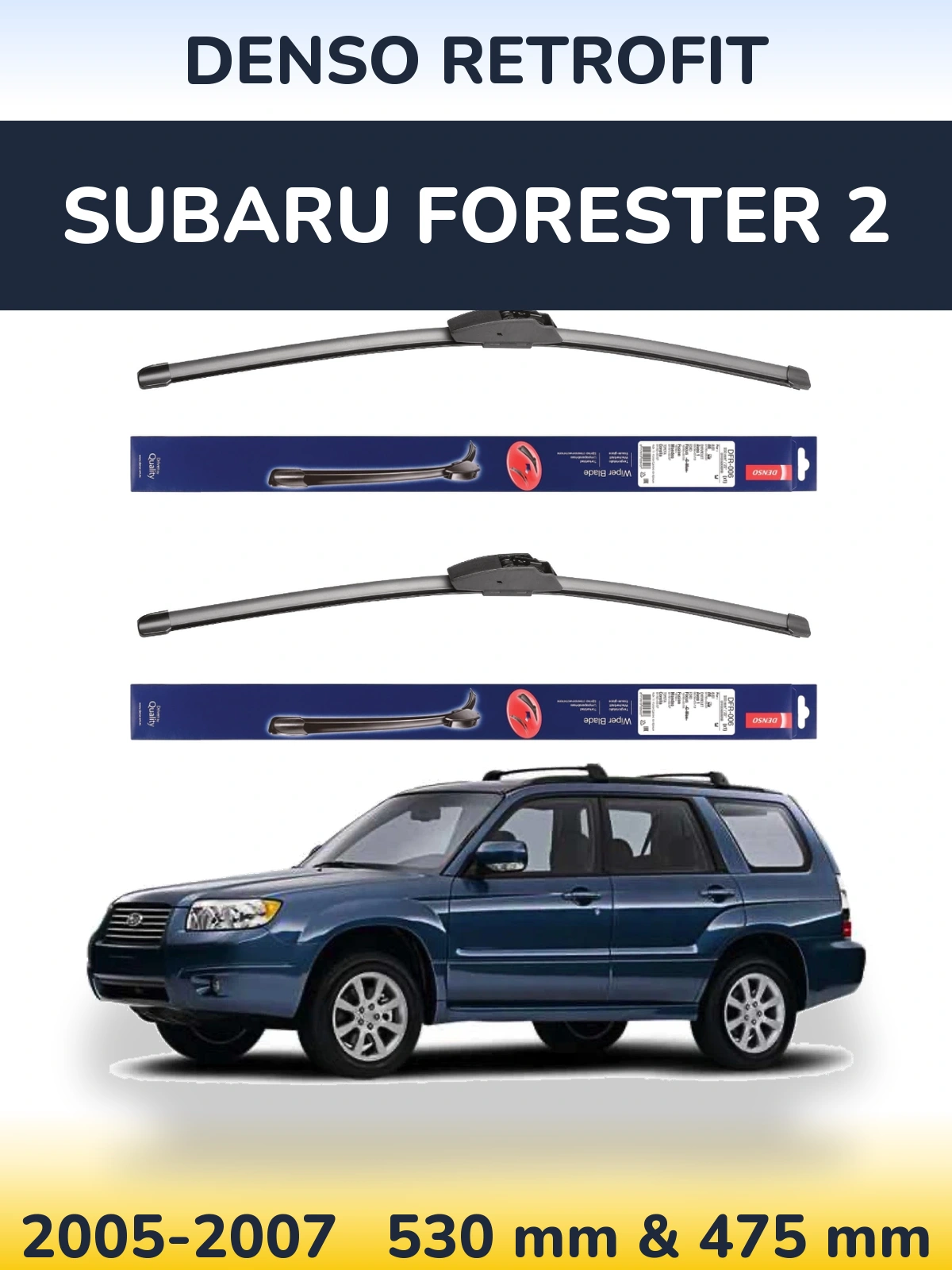 Ștergătoare Denso Retrofit pentru Subaru Forester 2