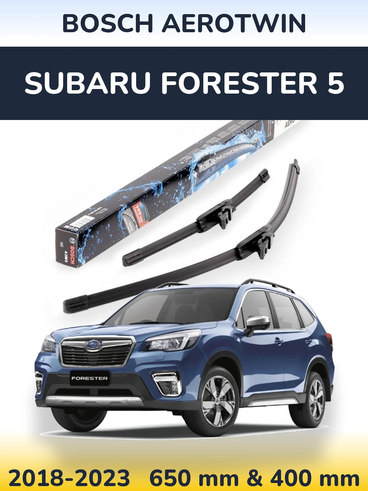 Ștergătoare BOSCH AeroTwin pentru Subaru Forester 5