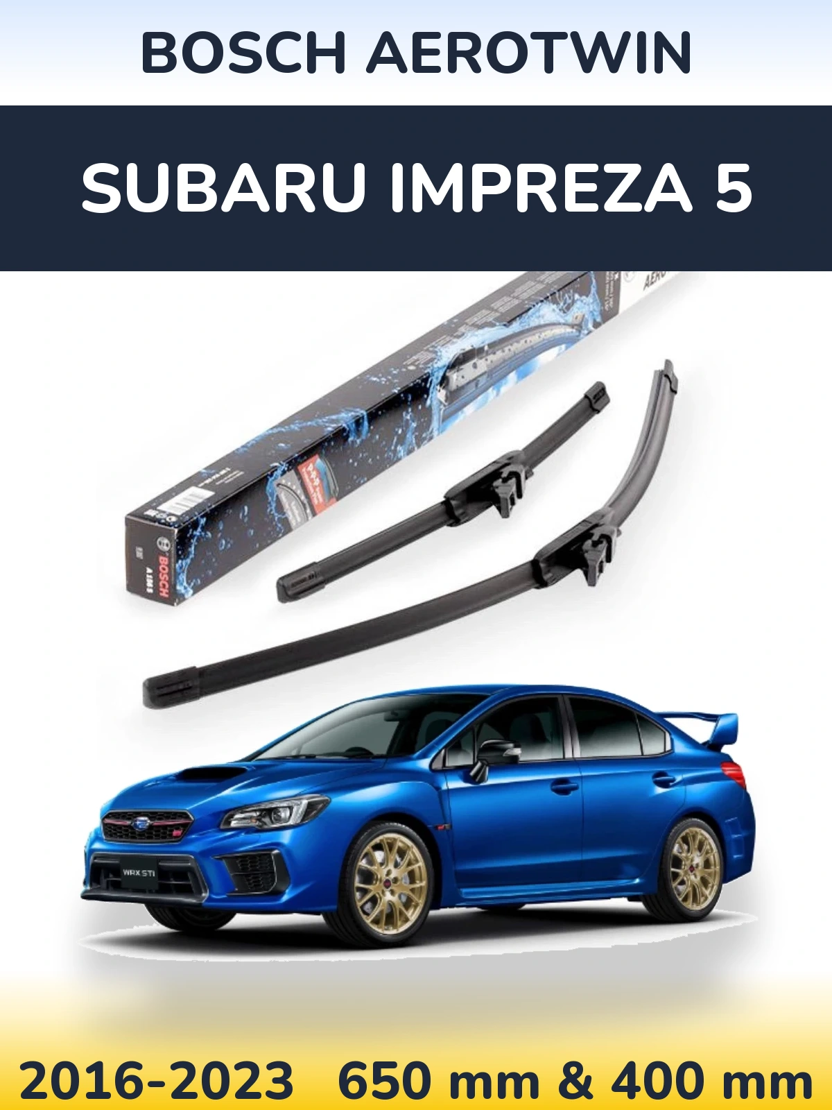 Ștergătoare BOSCH AeroTwin pentru Subaru Impreza 5
