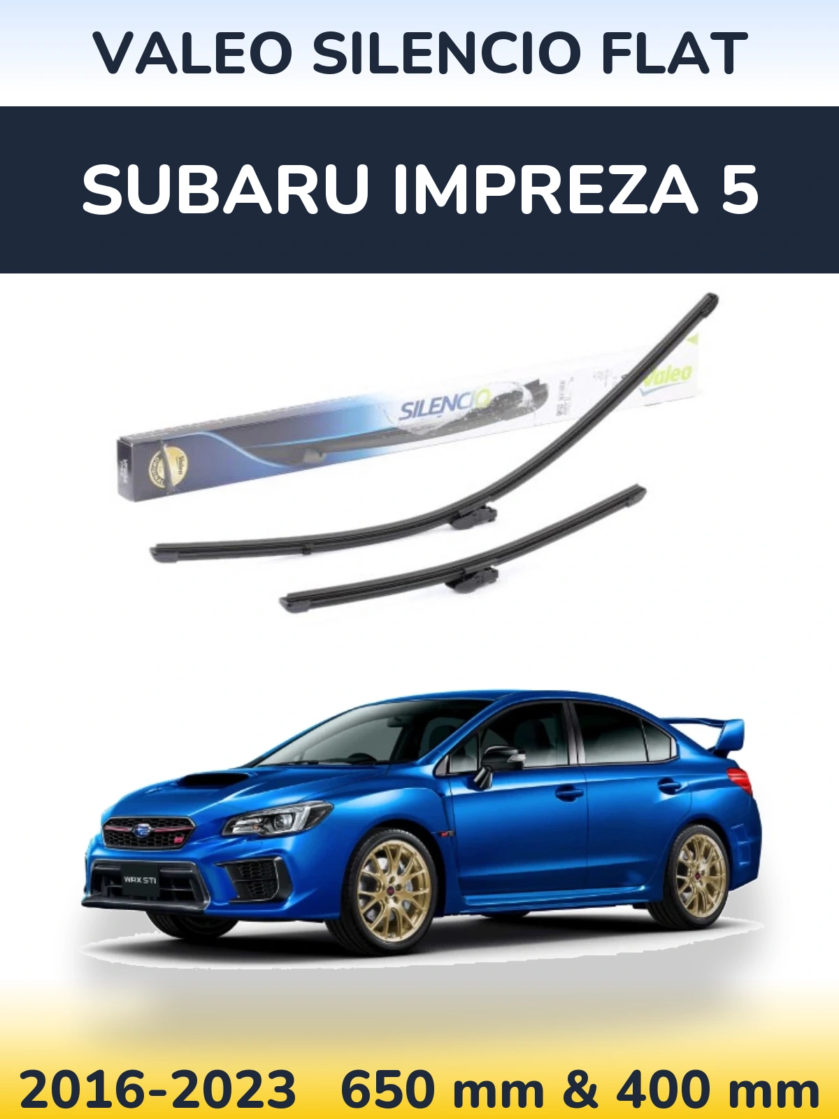 Ștergătoare Valeo Silencio Flat pentru Subaru Impreza 5