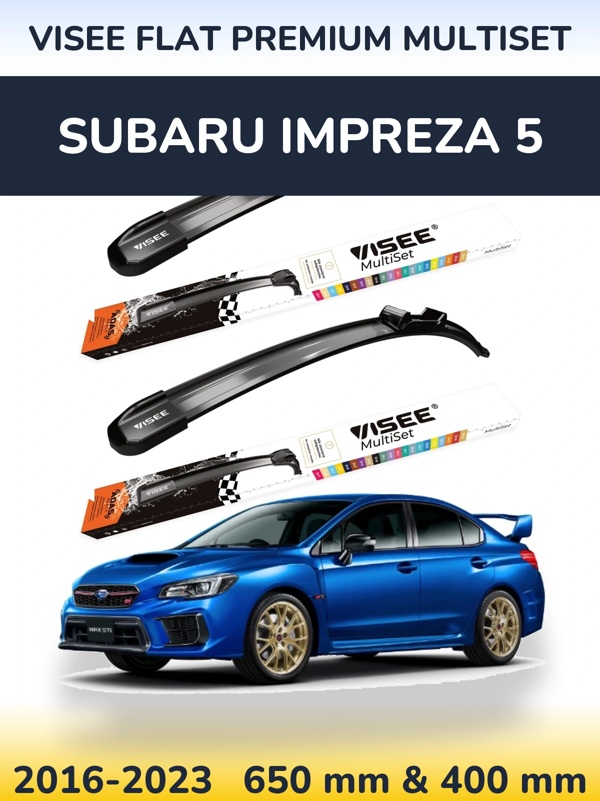 Ștergătoare VISEE FLAT PREMIUM MultiSet pentru Subaru Impreza 5