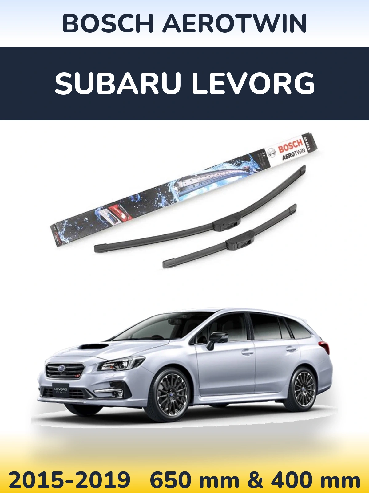 Ștergătoare BOSCH AeroTwin pentru Subaru Levorg