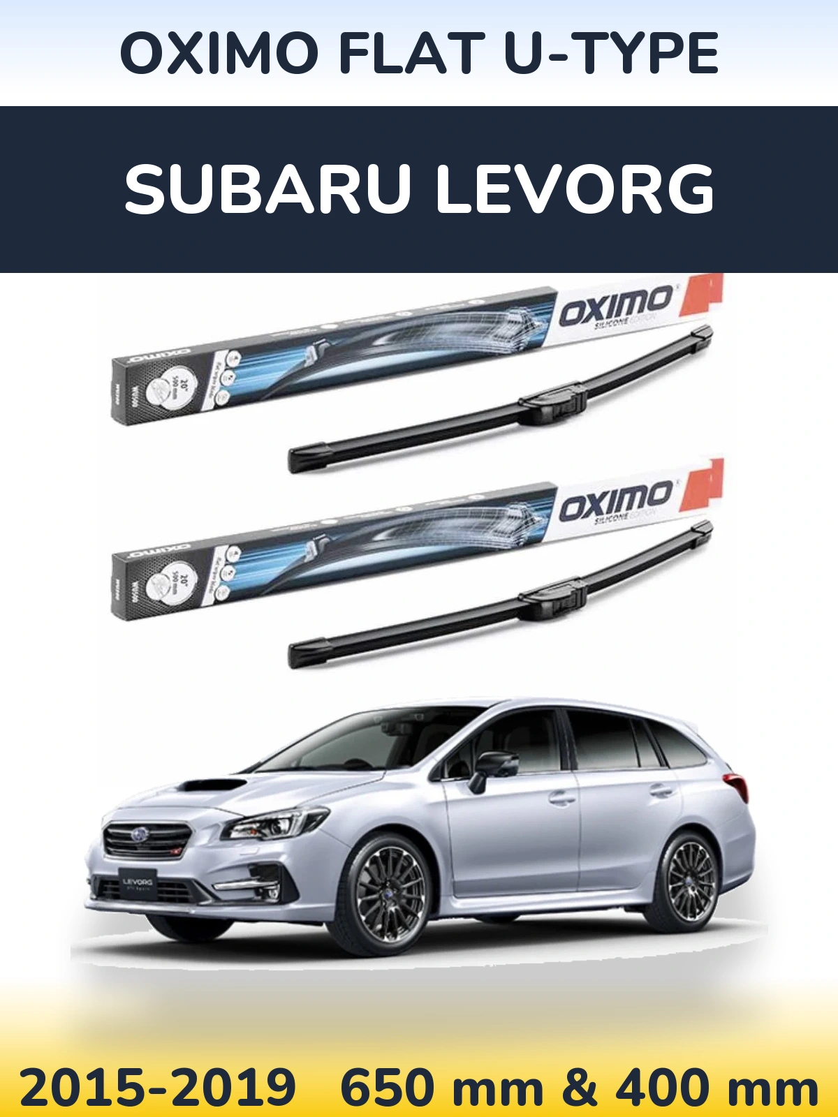 Ștergătoare Oximo Flat U-type pentru Subaru Levorg