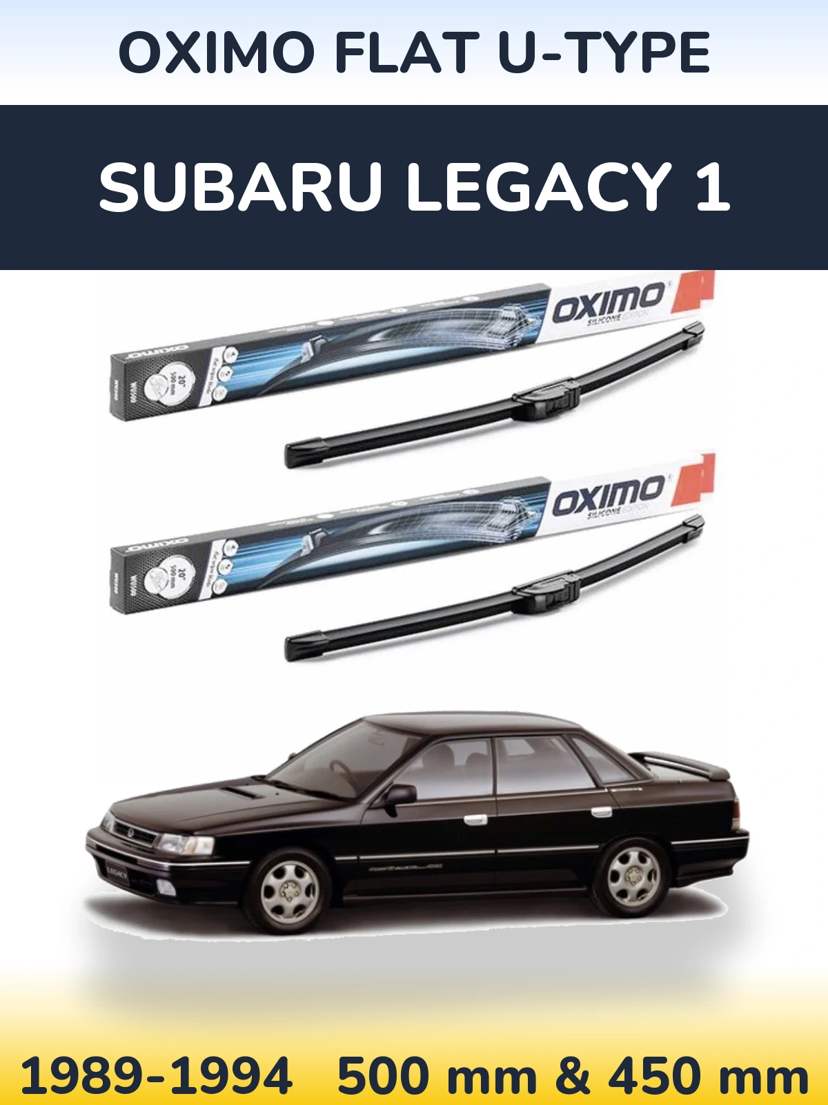 Ștergătoare Oximo Flat U-type pentru Subaru Legacy 1