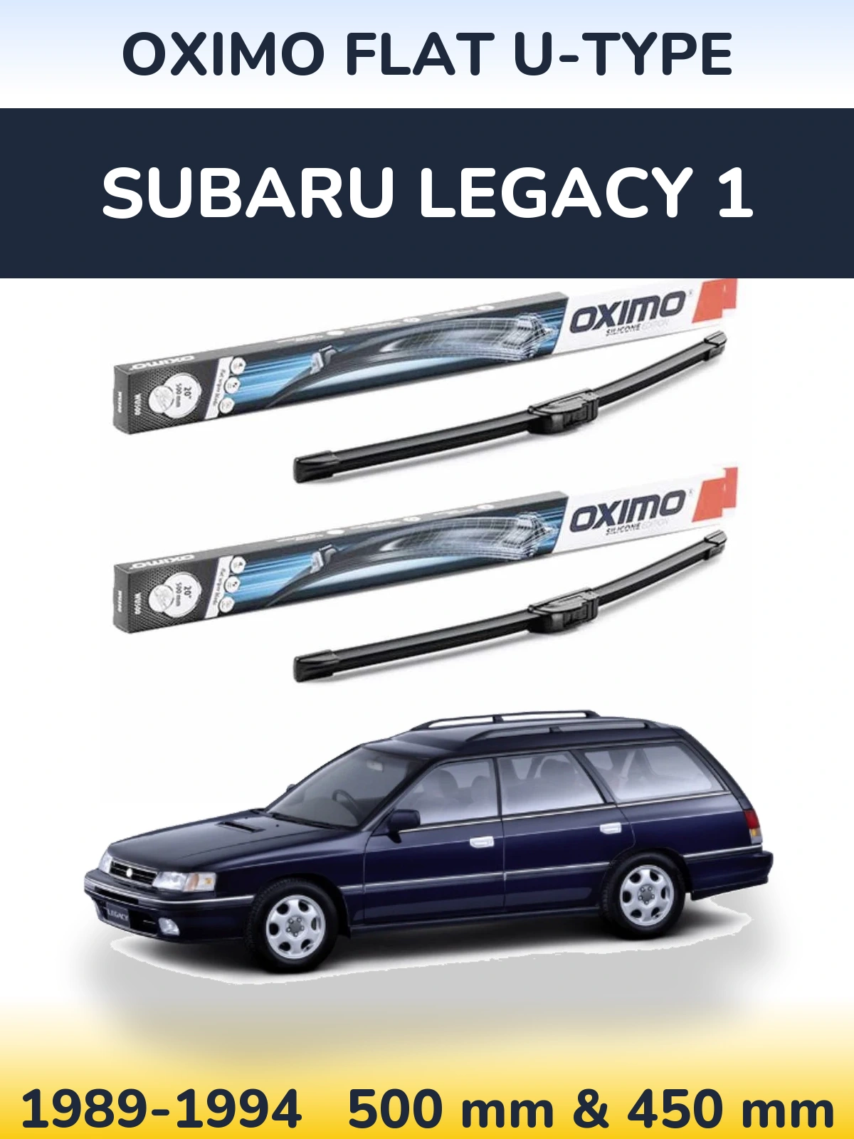 Ștergătoare Oximo Flat U-type pentru Subaru Legacy 1