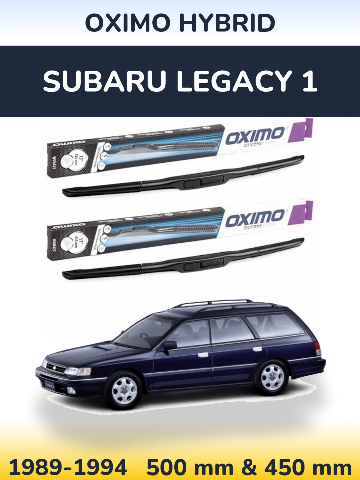 Ștergătoare Oximo Hybrid pentru Subaru Legacy 1