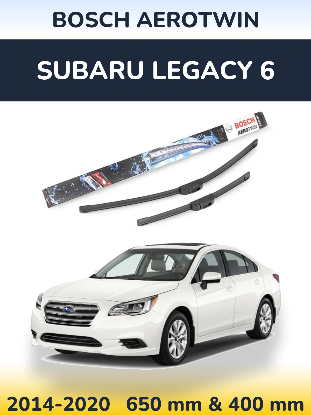 Ștergătoare BOSCH AeroTwin pentru Subaru Legacy 6