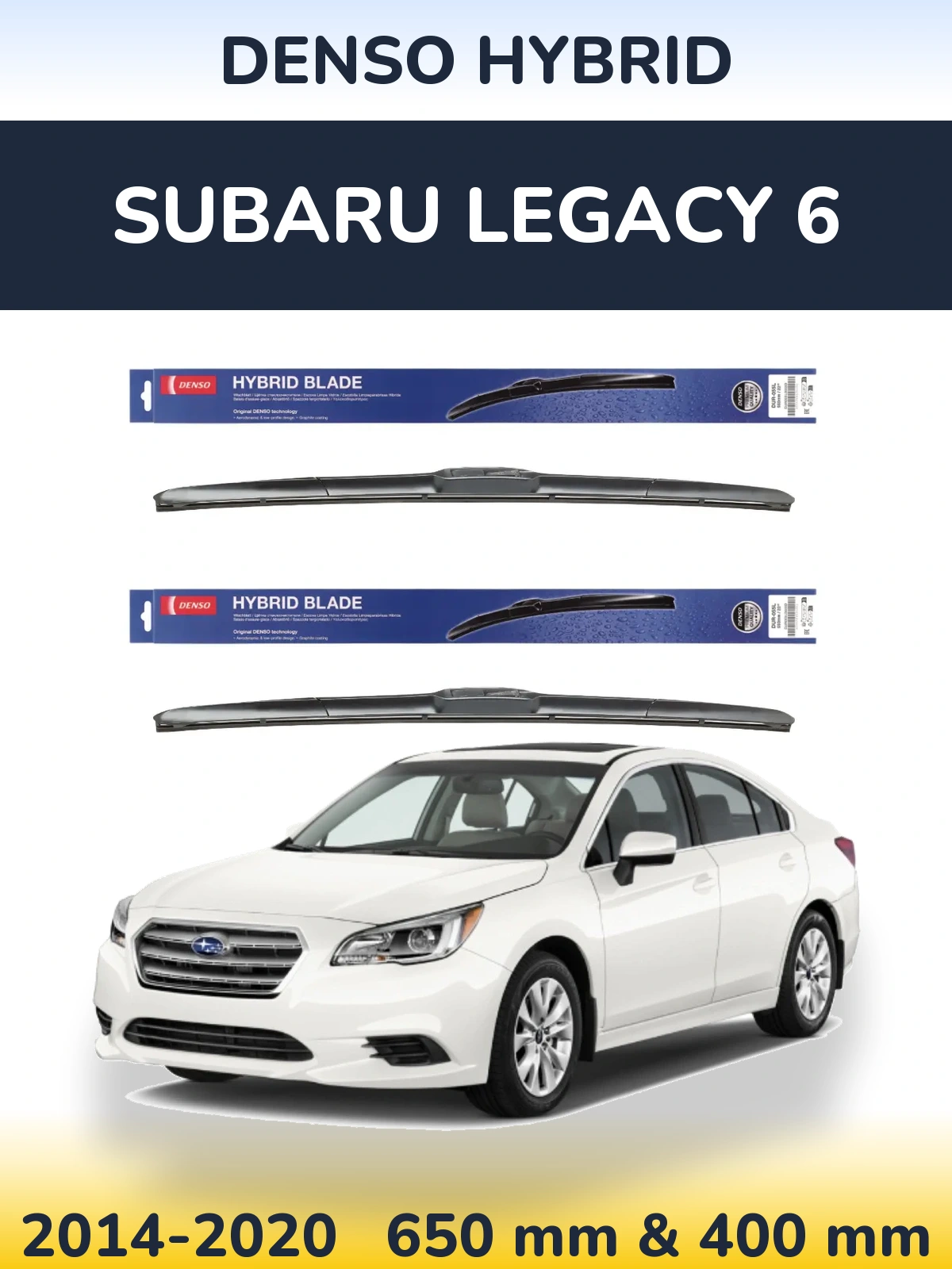 Ștergătoare Denso Hybrid pentru Subaru Legacy 6