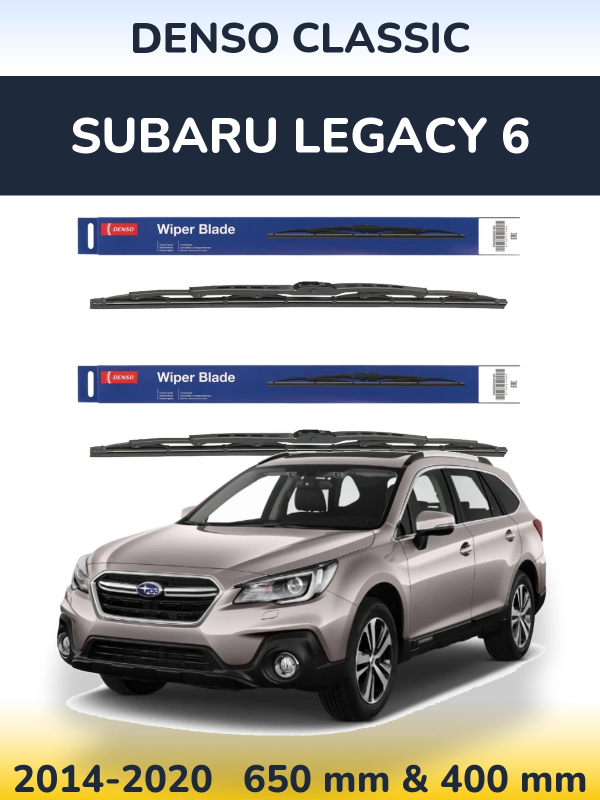 Ștergătoare Denso Classic pentru Subaru Legacy 6