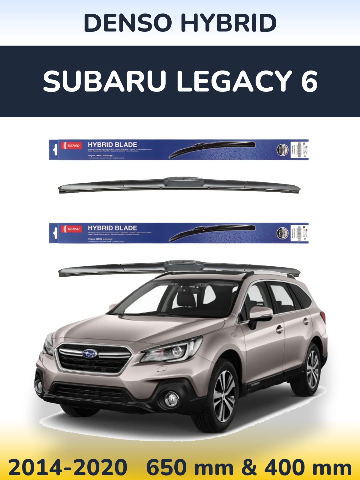 Ștergătoare Denso Hybrid pentru Subaru Legacy 6