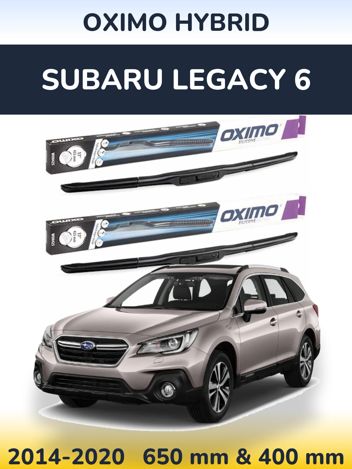 Ștergătoare Oximo Hybrid pentru Subaru Legacy 6