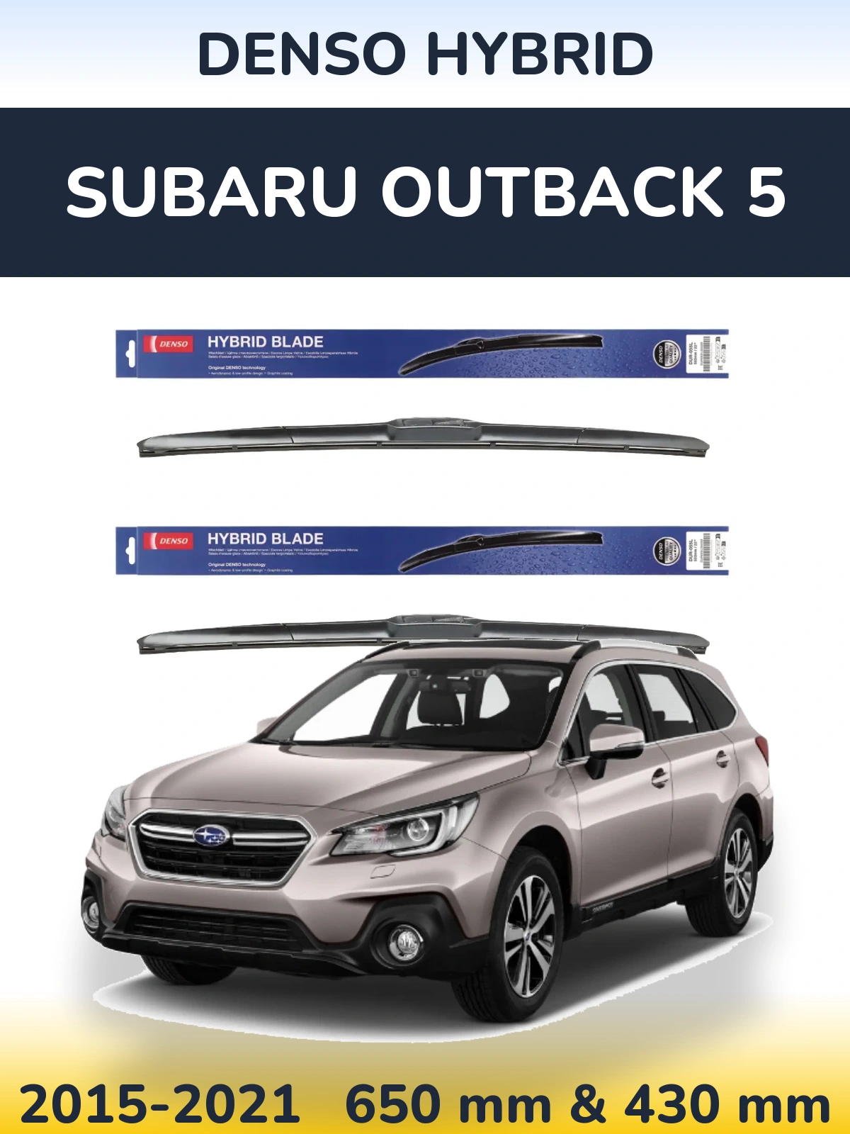 Ștergătoare Denso Hybrid pentru Subaru Outback 5