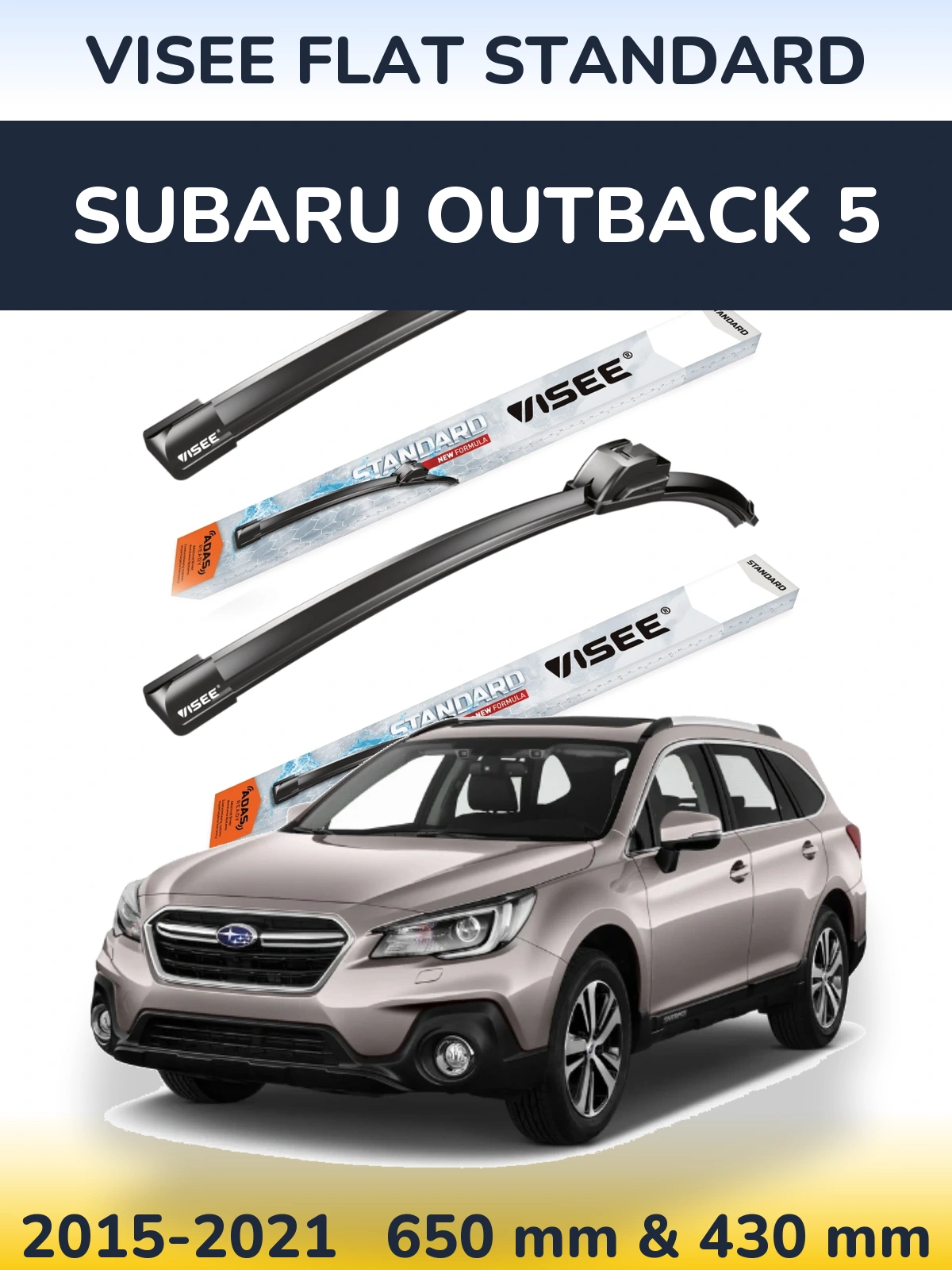 Ștergătoare VISEE FLAT STANDARD pentru Subaru Outback 5