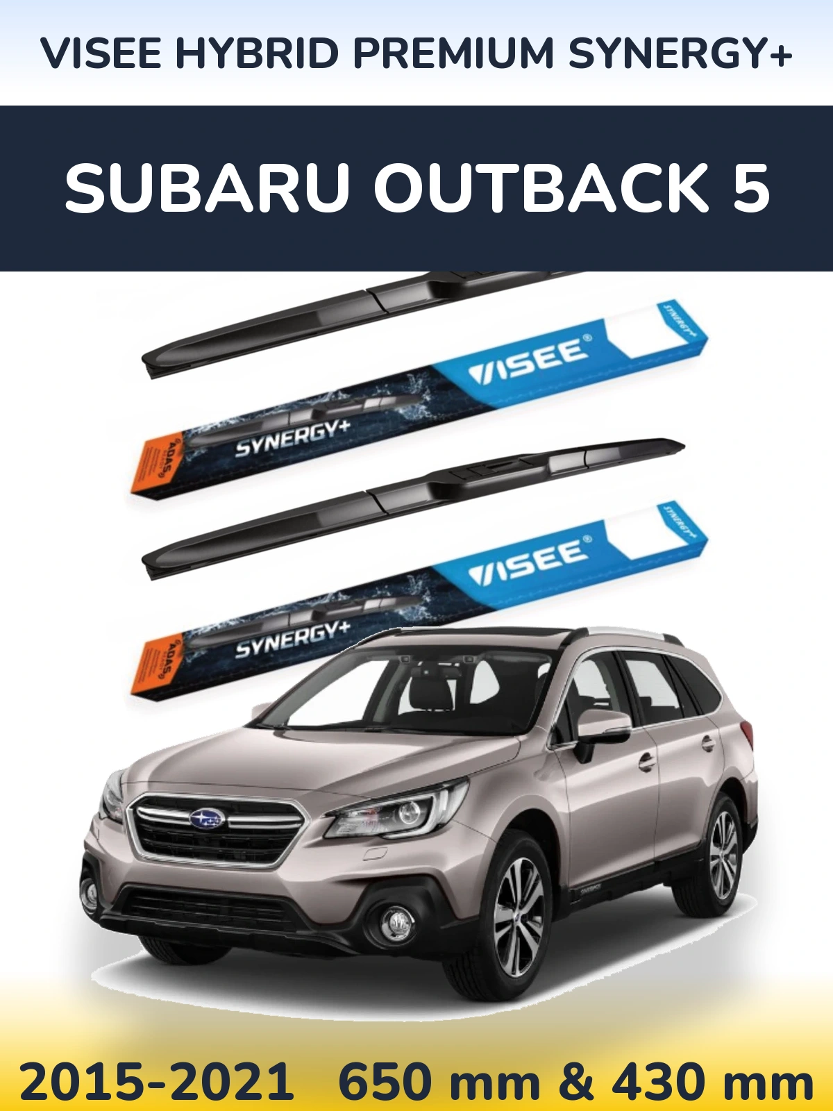 Ștergătoare VISEE HYBRID PREMIUM SYNERGY+ pentru Subaru Outback 5