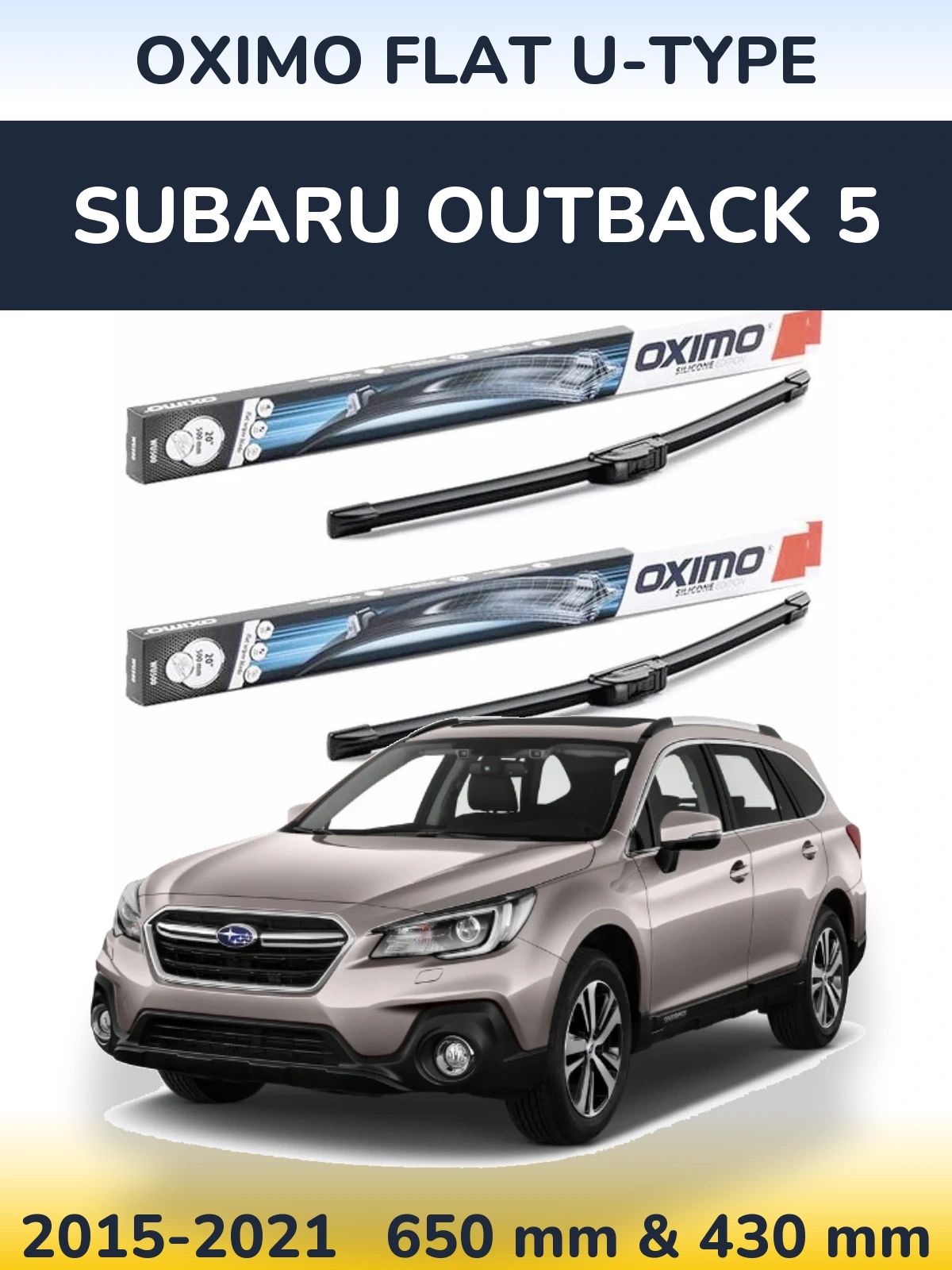 Ștergătoare Oximo Flat U-type pentru Subaru Outback 5