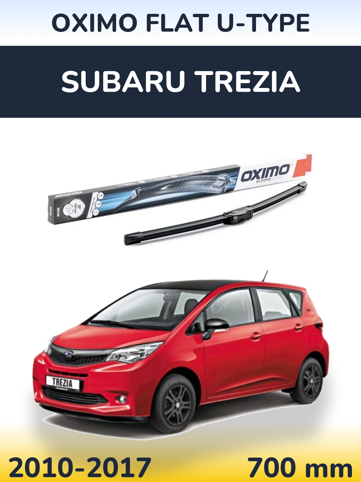 Ștergătoare Oximo Flat U-type pentru Subaru Trezia