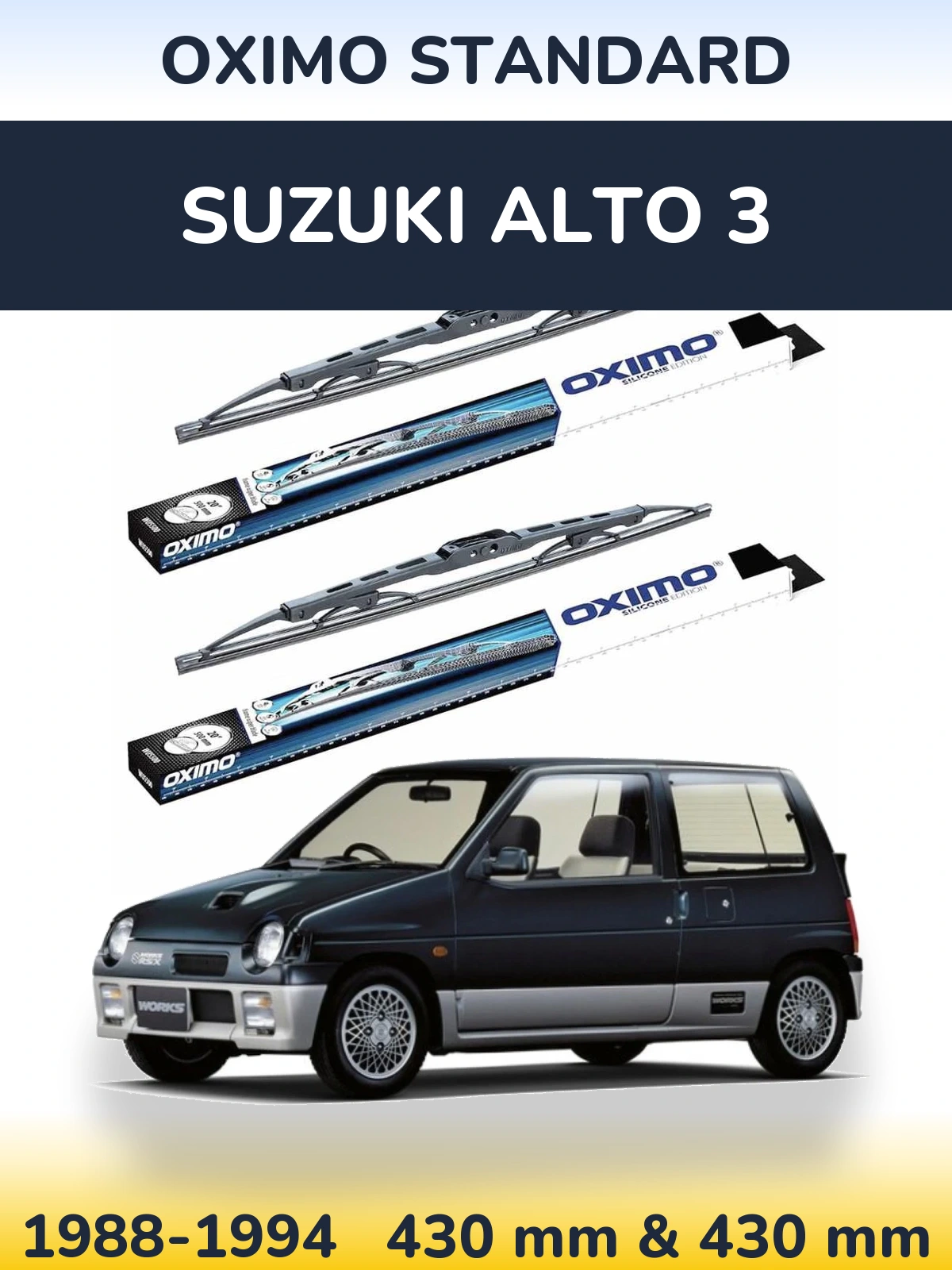 Ștergătoare Oximo Standard pentru Suzuki Alto 3