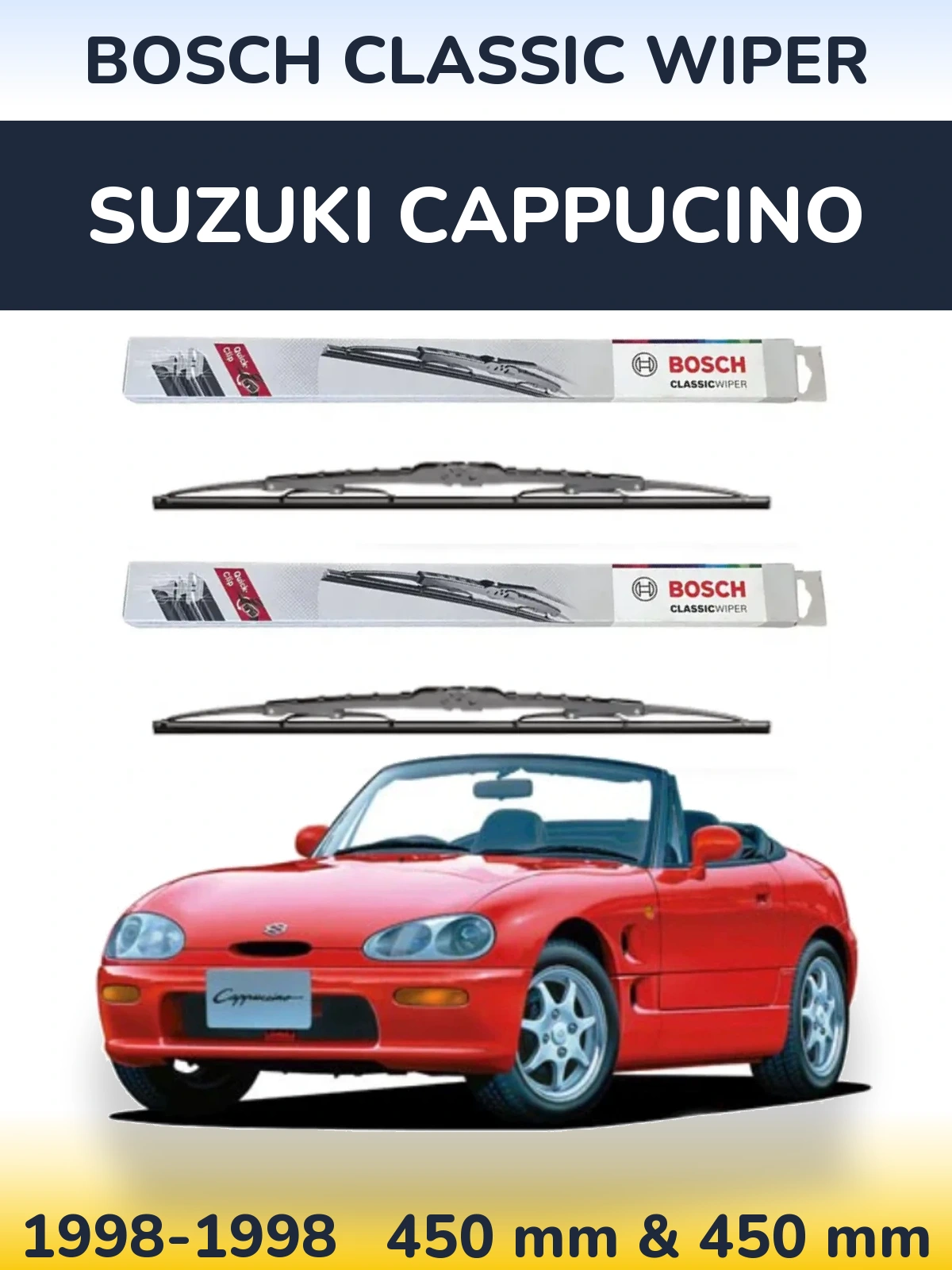 Ștergătoare BOSCH Classic Wiper pentru Suzuki Cappucino