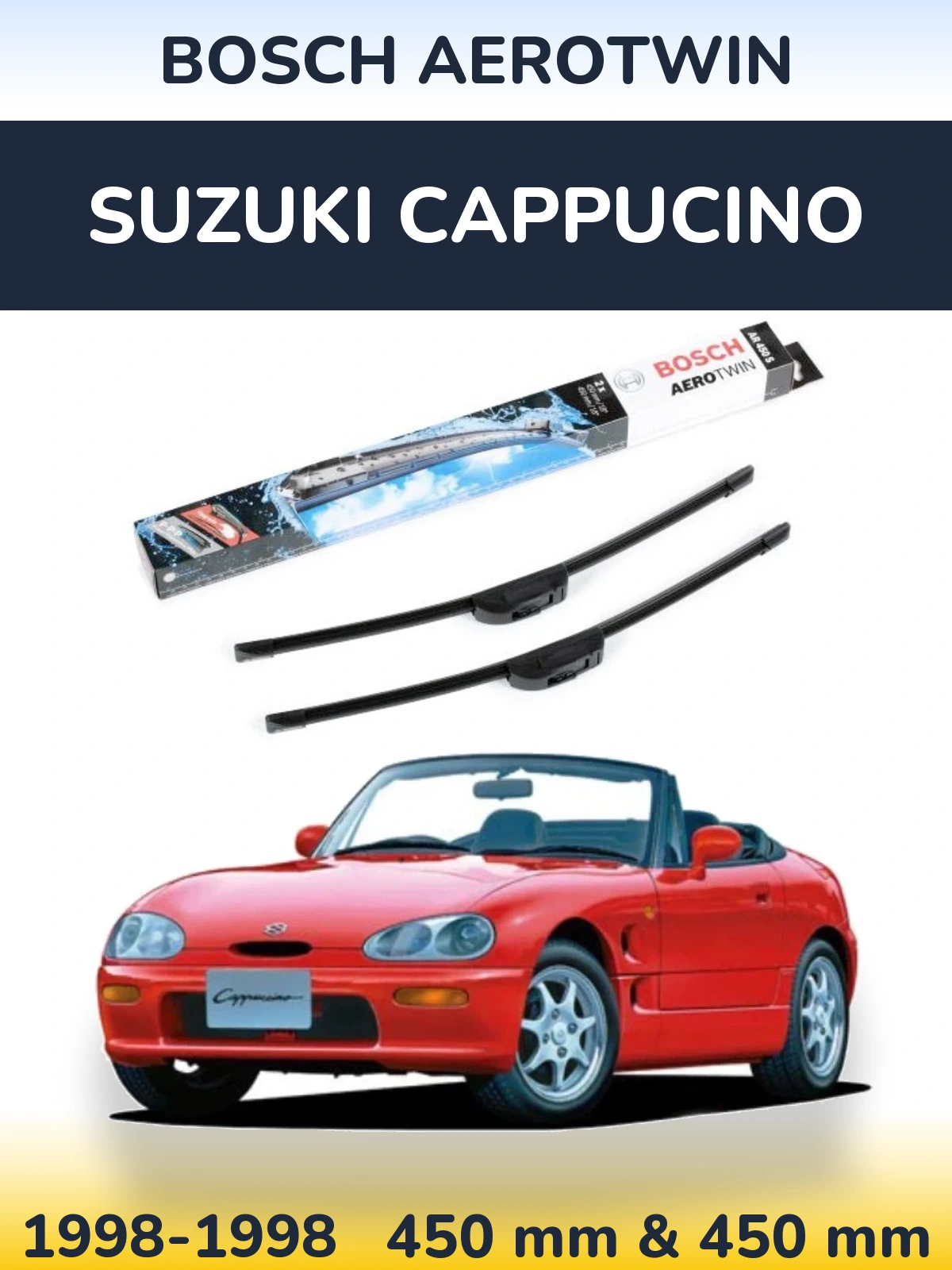 Ștergătoare BOSCH AeroTwin pentru Suzuki Cappucino