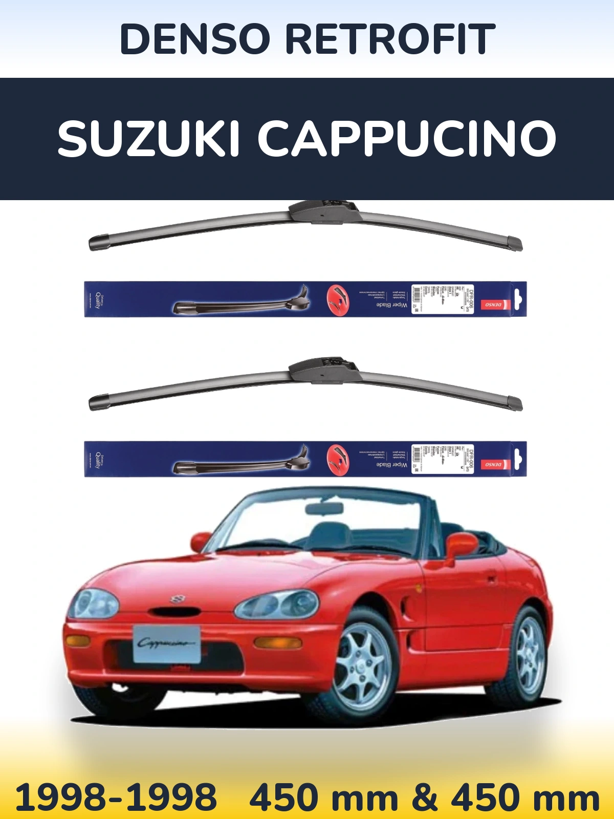 Ștergătoare Denso Retrofit pentru Suzuki Cappucino