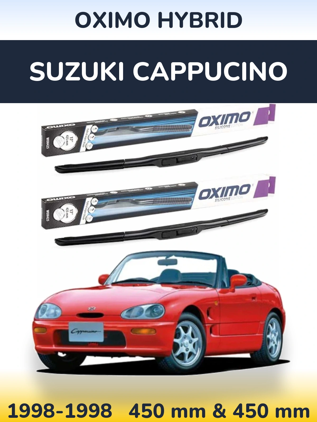 Ștergătoare Oximo Hybrid pentru Suzuki Cappucino