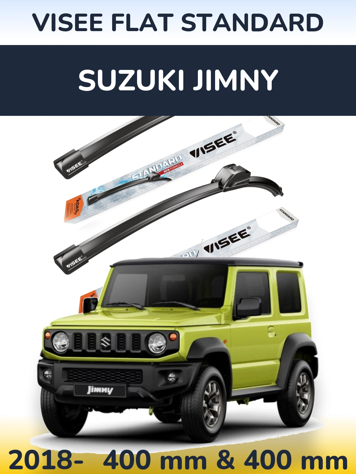 Ștergătoare VISEE FLAT STANDARD pentru Suzuki Jimny